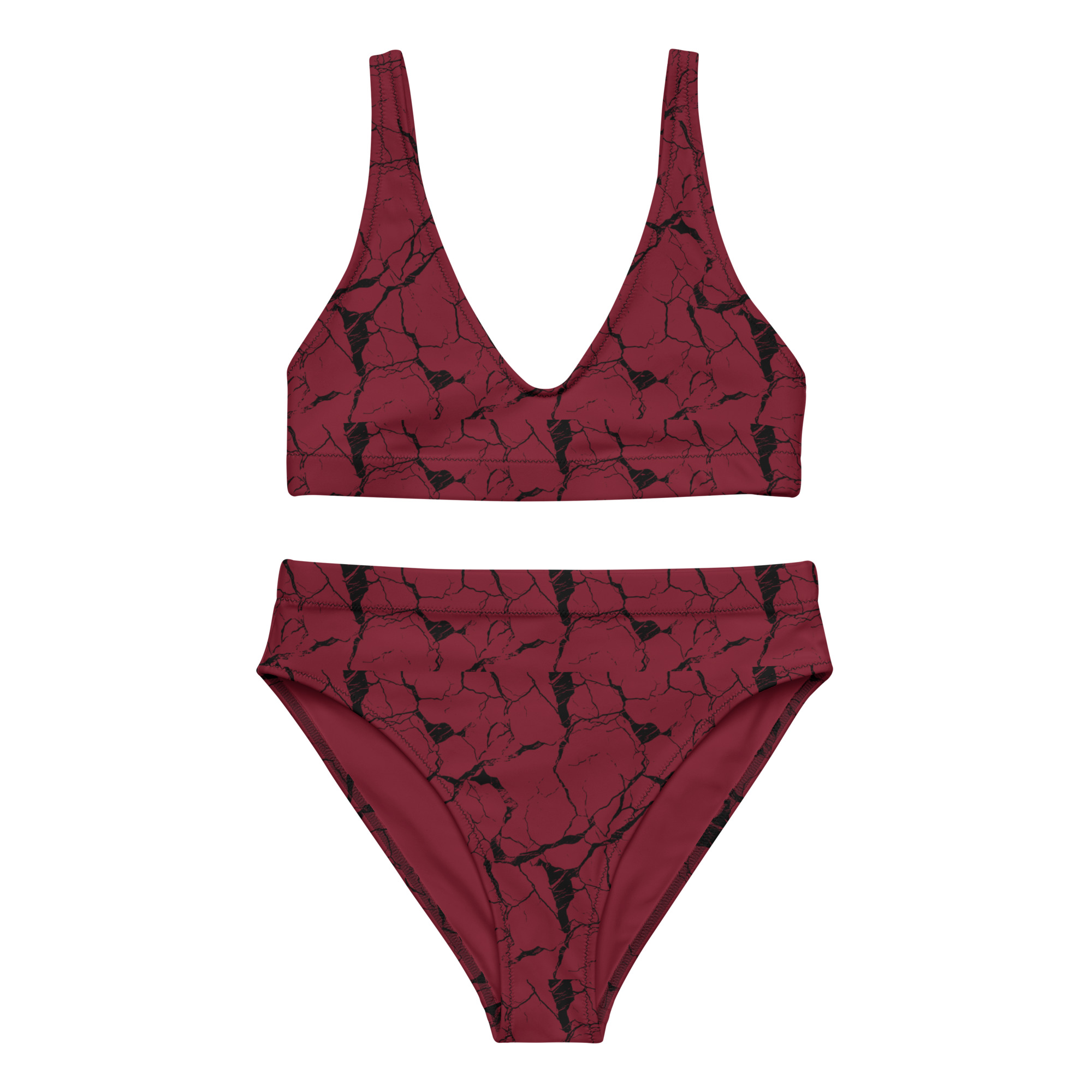 all-over-print-recycled-high-waisted-bikini-white-front-69fea1a07f13d.jpg Burgendy Marble Recycled high-waisted bikini