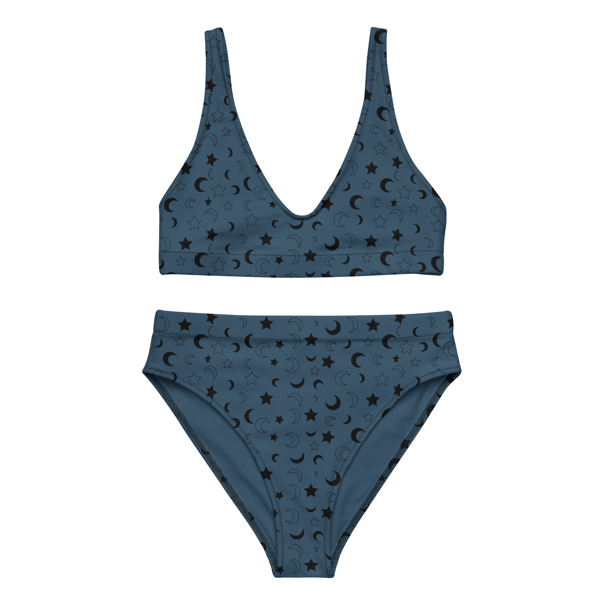 all-over-print-recycled-high-waisted-bikini-white-front-69fea1e68a226.jpg Slate Starry Recycled high-waisted bikini