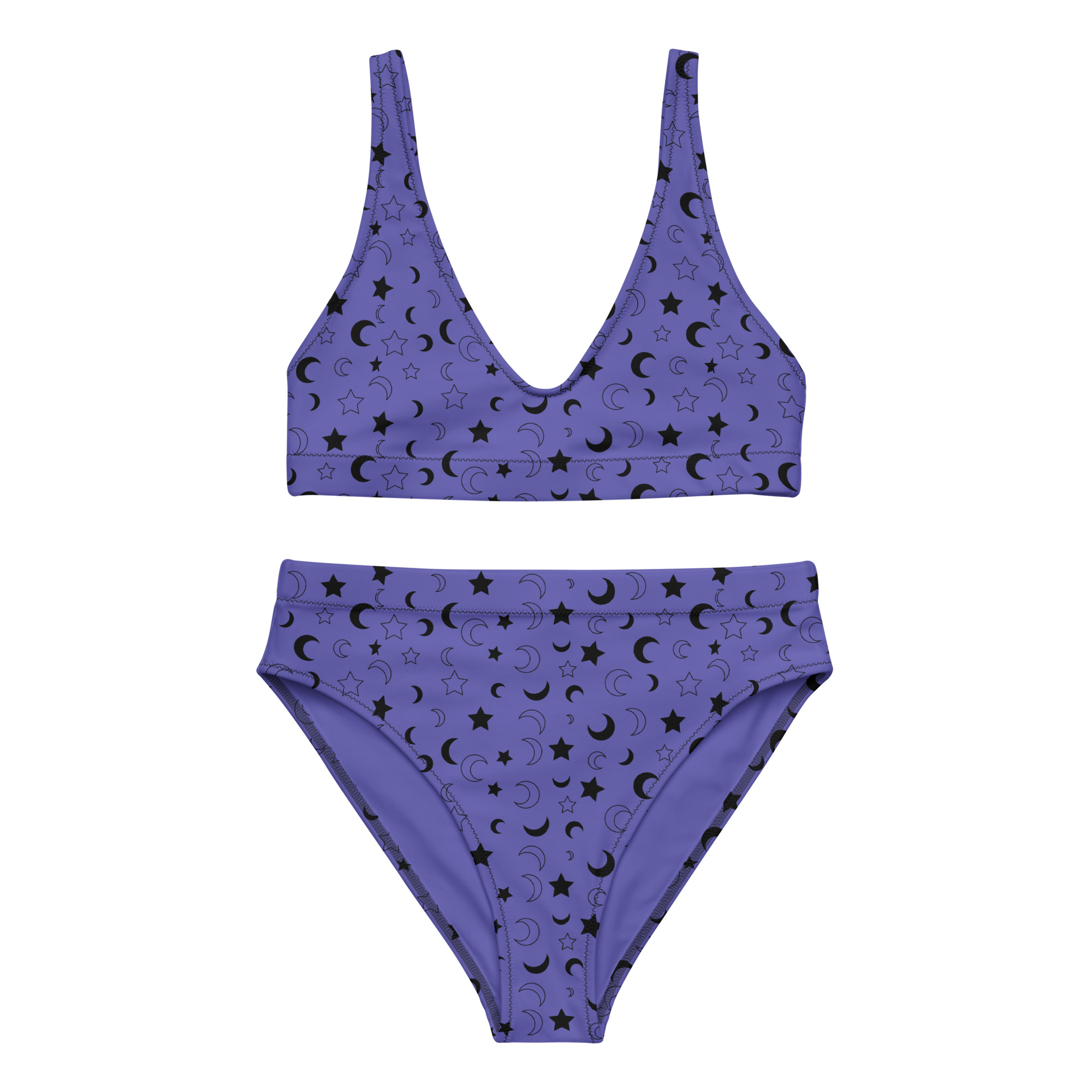 all-over-print-recycled-high-waisted-bikini-white-front-69fea1e6b5c52.jpg Purple Starry Recycled high-waisted bikini
