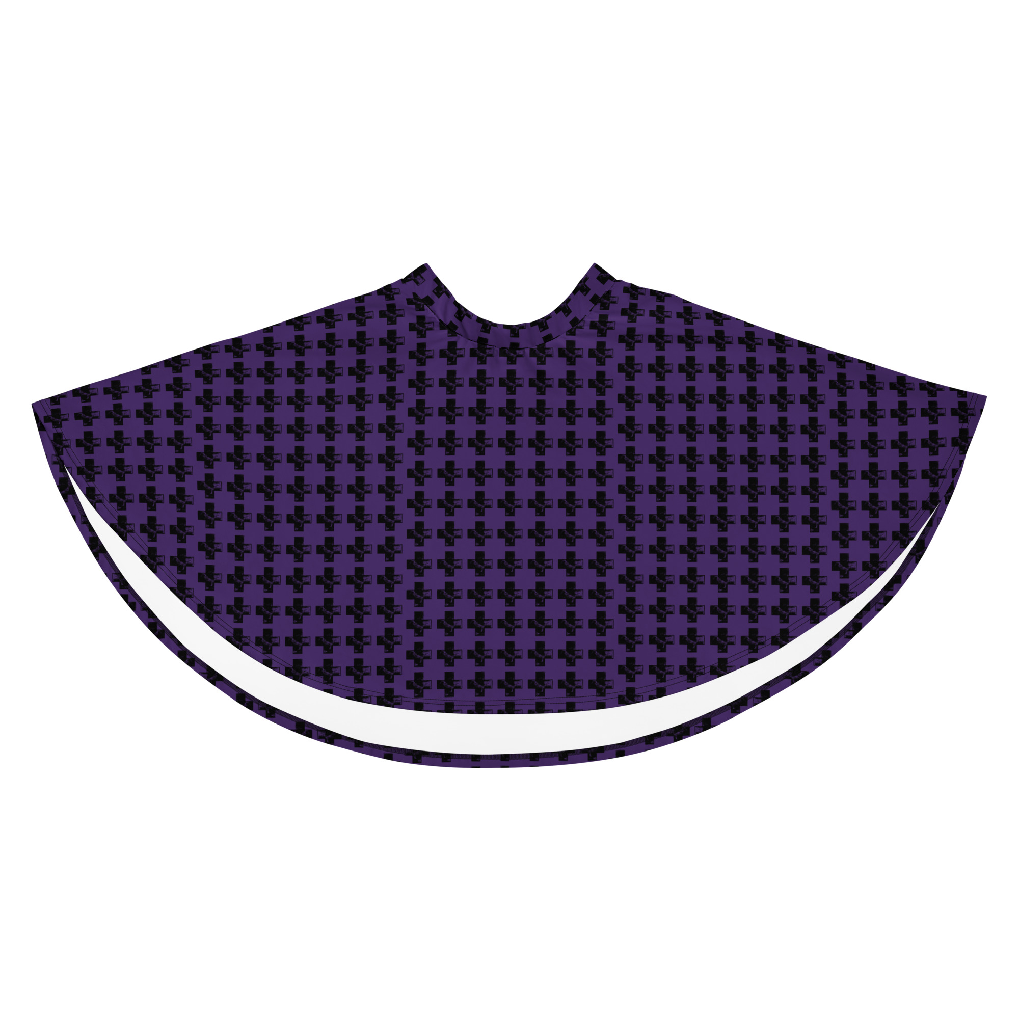 all-over-print-skater-skirt-white-front-69fea46c5f77b.jpg Nocturnal Threads Purple Skater Skirt