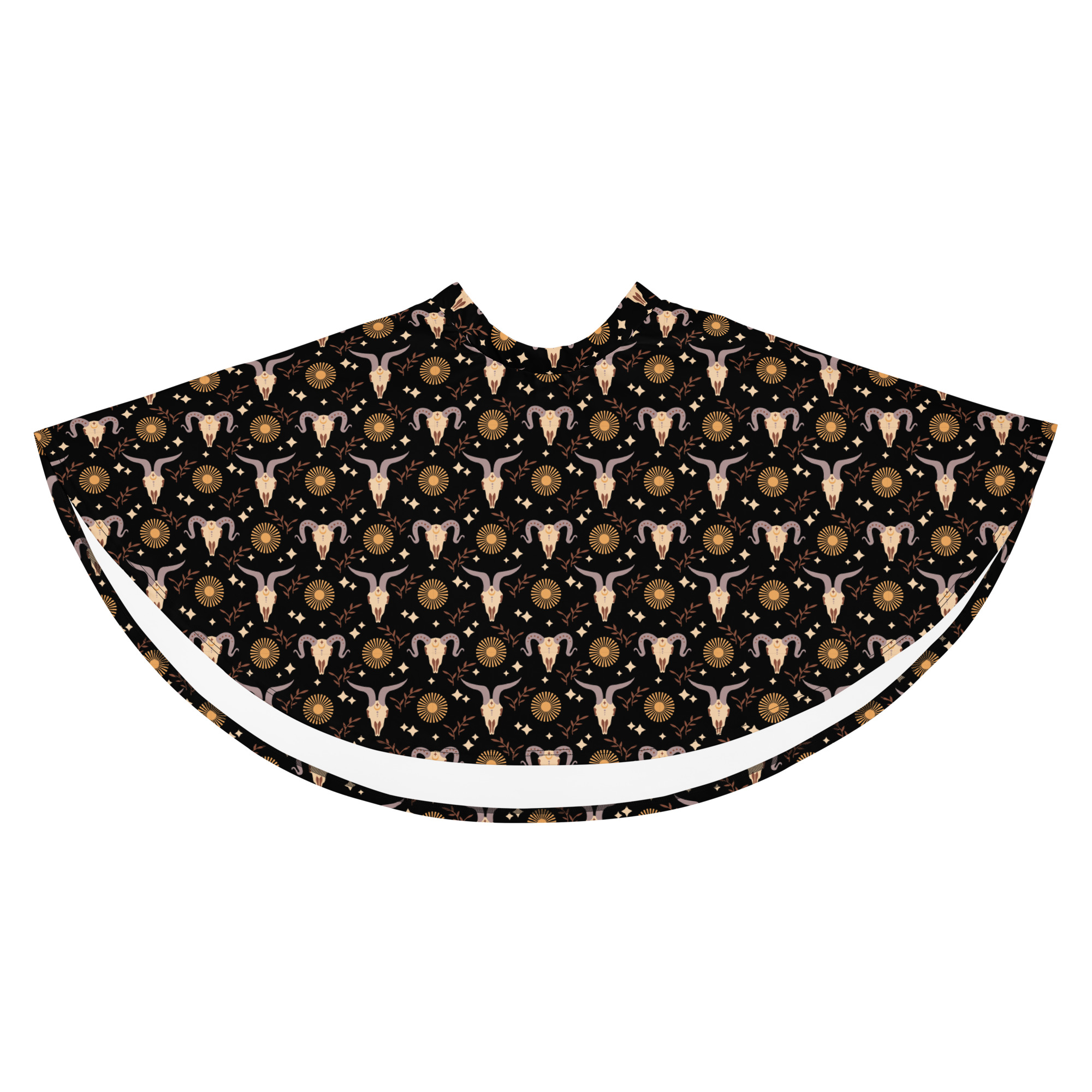 all-over-print-skater-skirt-white-front-69fea48ddf5e6.jpg Nocturnal Threads Goat Skull Skater Skirt