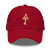 classic-dad-hat-cranberry-front-69fea46ce1817.jpg Mushroom Dad hat
