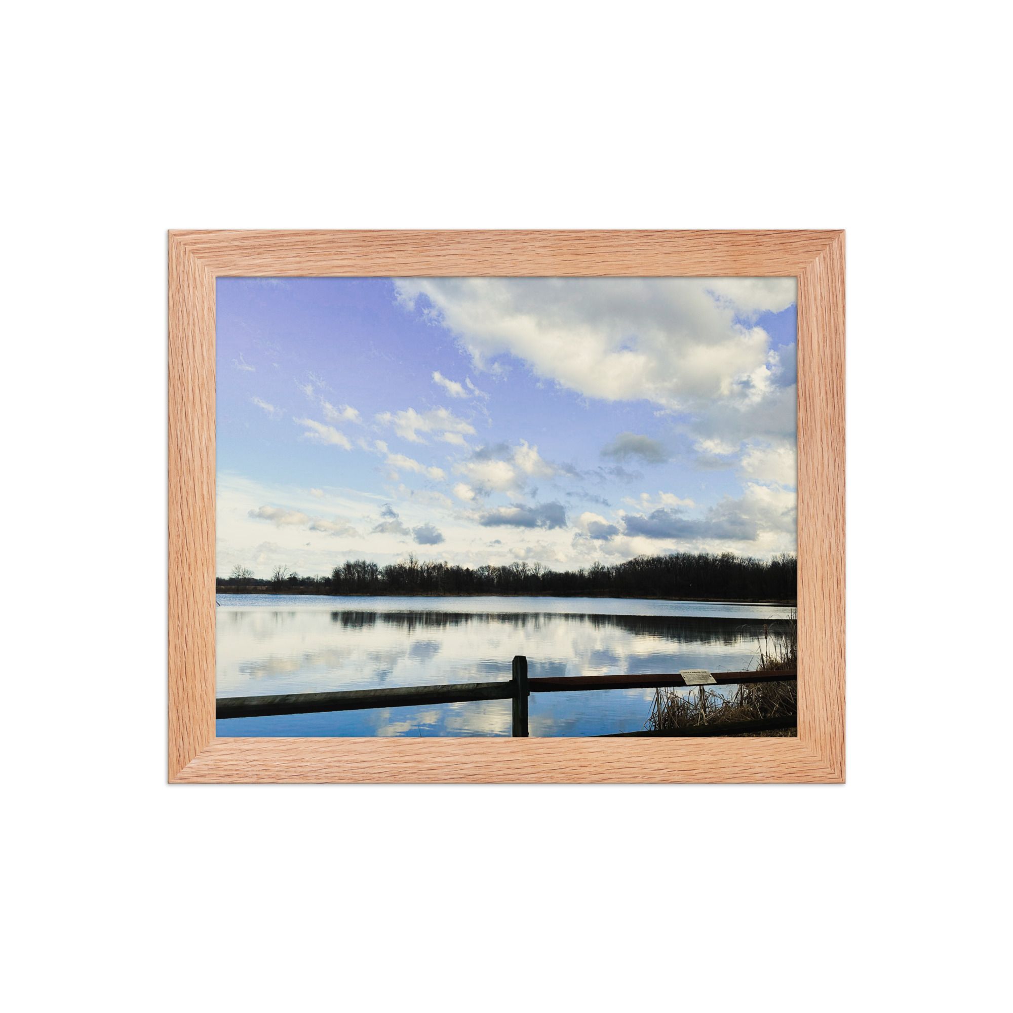enhanced-matte-paper-framed-poster-in-red-oak-8x10-front-69fea4f2cc5d9.jpg Pickerington Ponds Framed poster