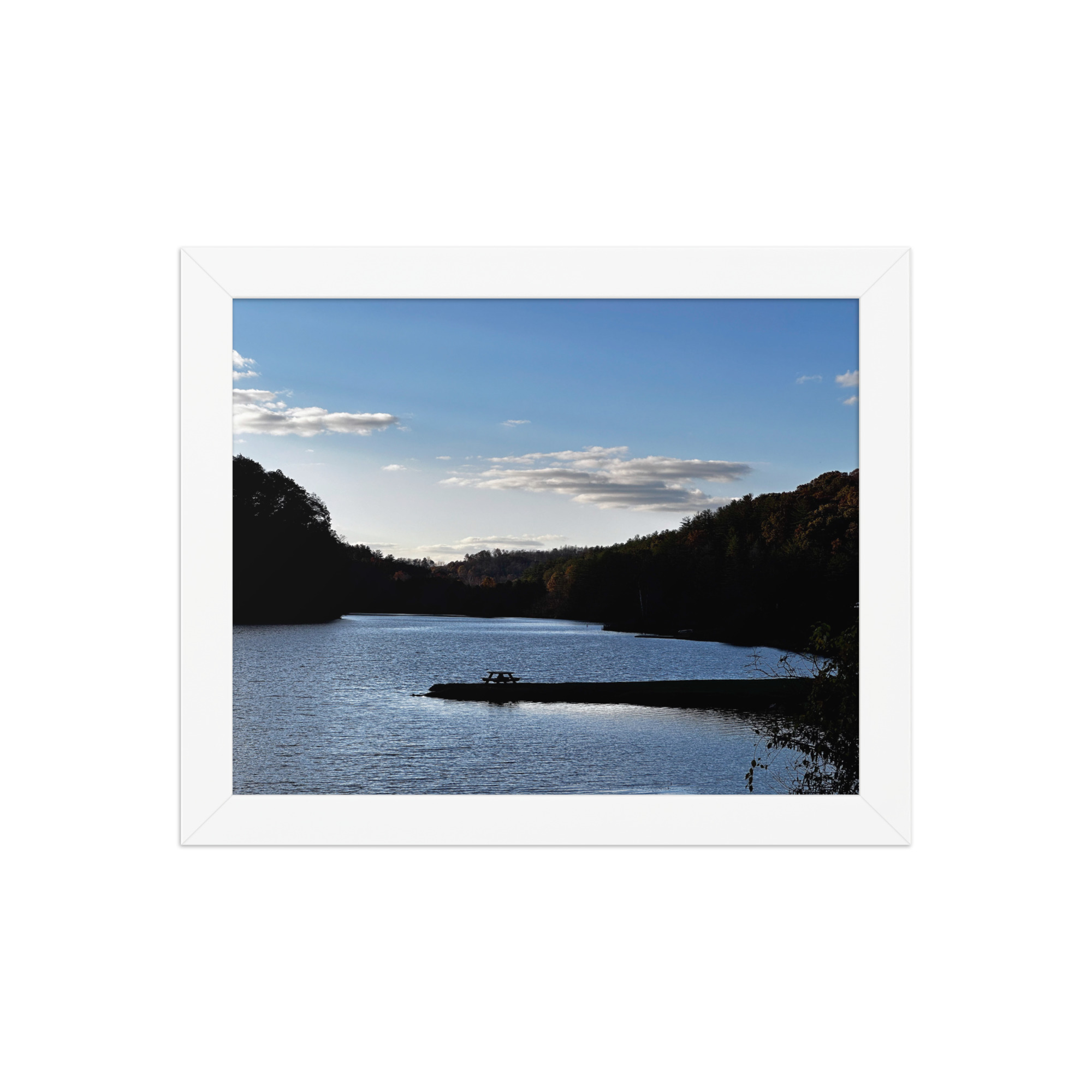 Lake Framed poster