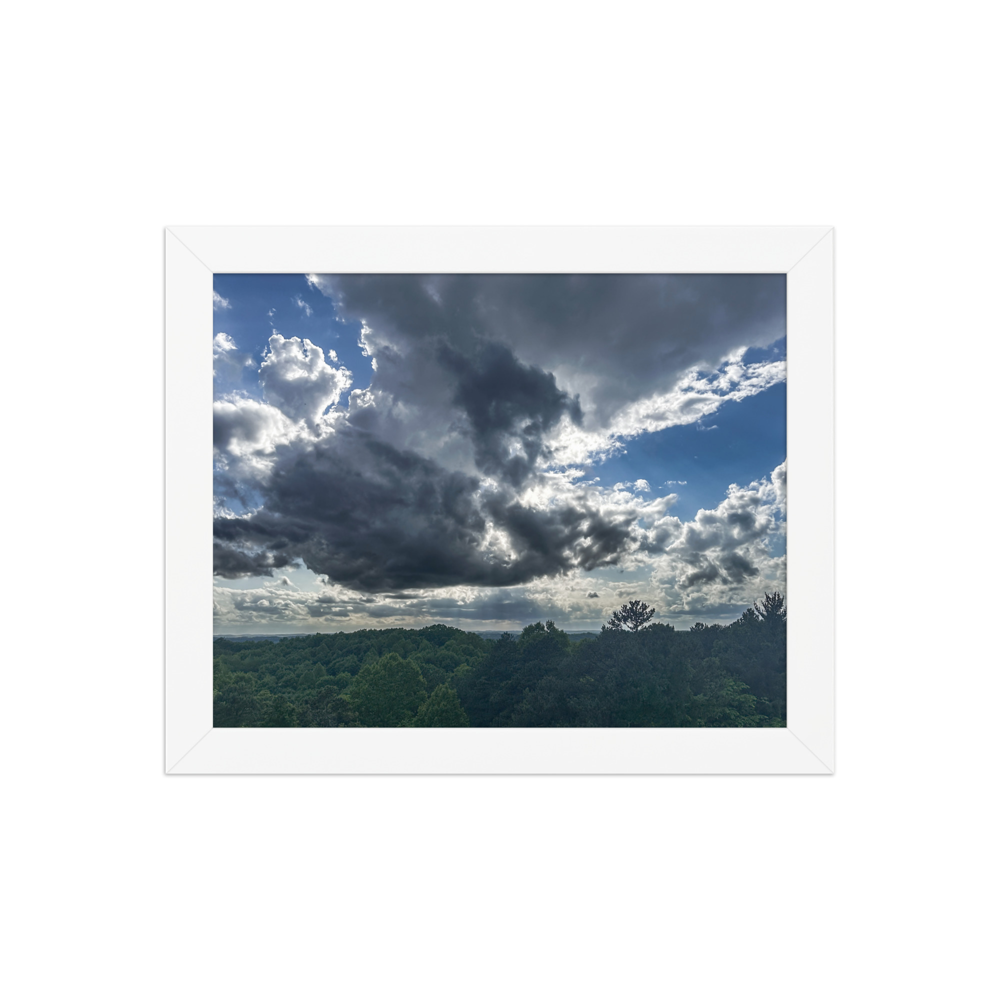 enhanced-matte-paper-framed-poster-in-white-8x10-front-69fea4f0351c6.jpg Above the Trees Framed poster