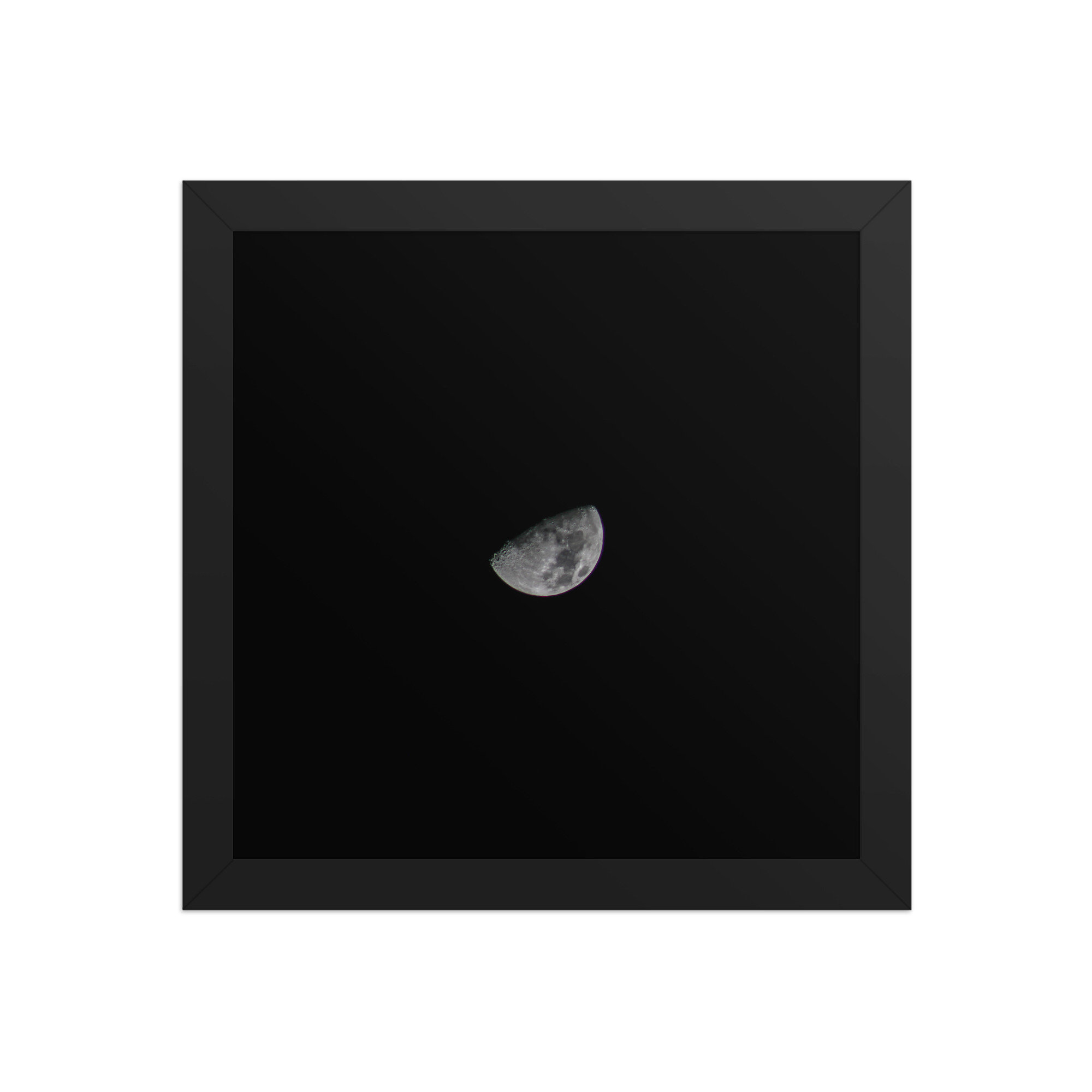 Moon Framed photo paper poster
