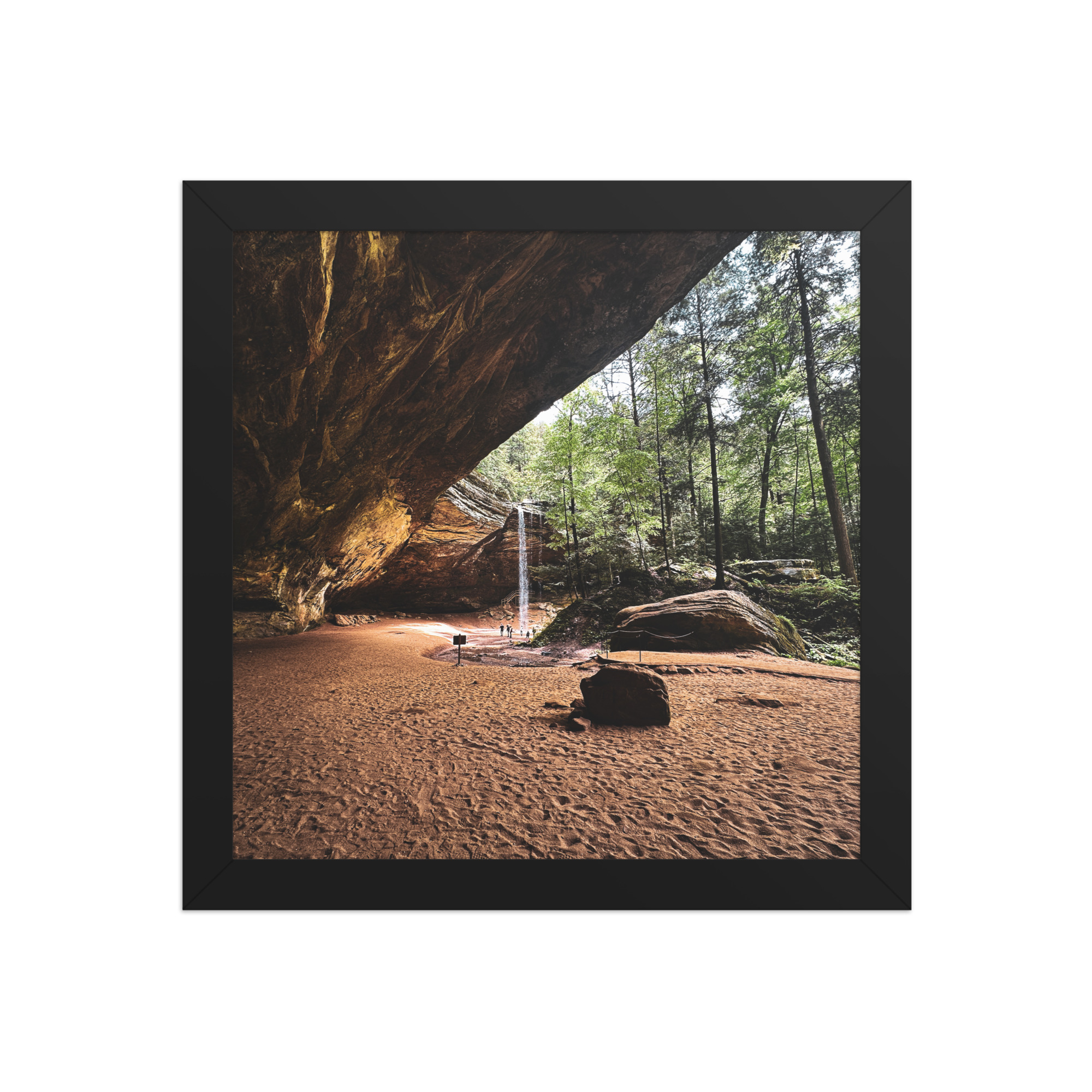Ash Cave 2 Framed photo paper poster