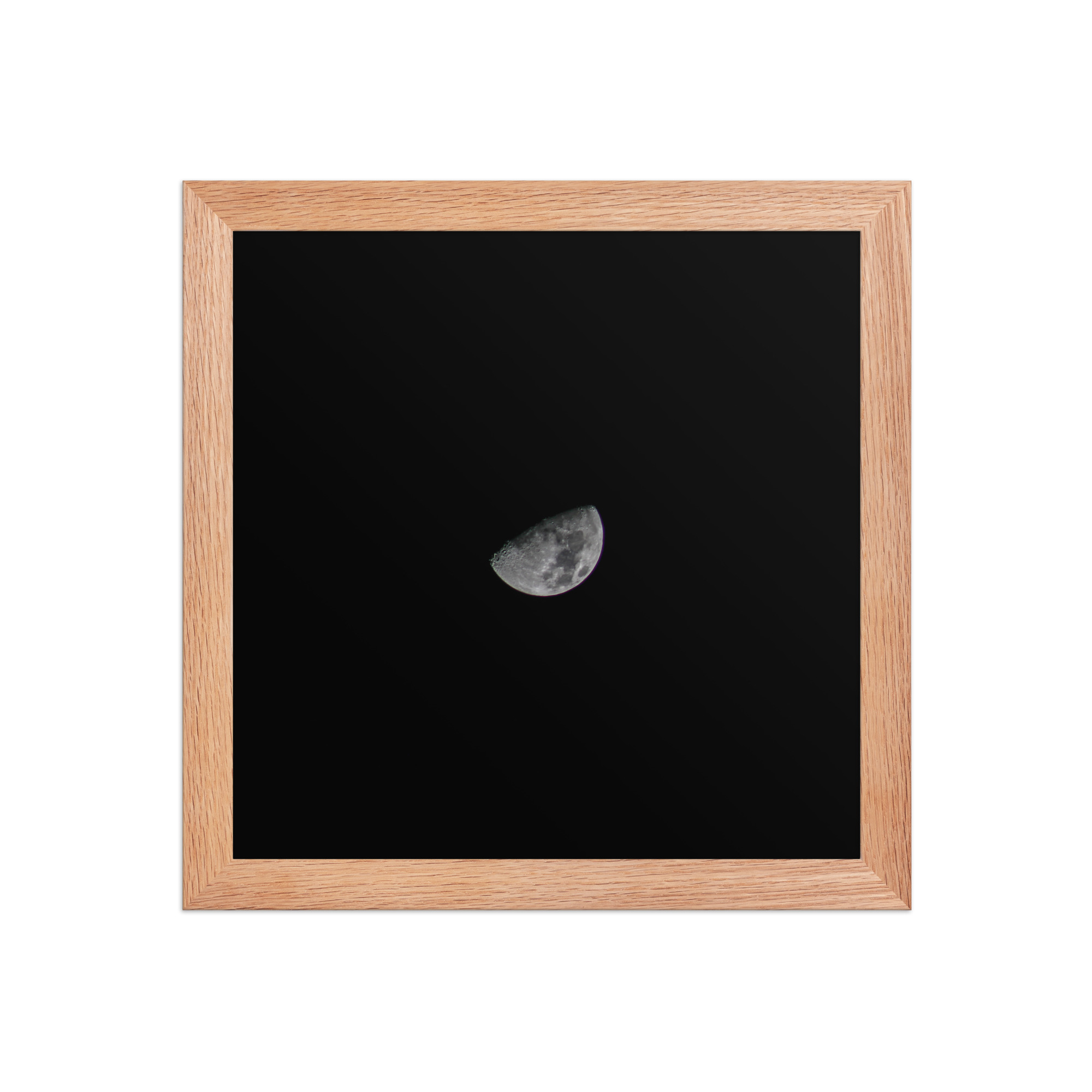 Moon Framed photo paper poster