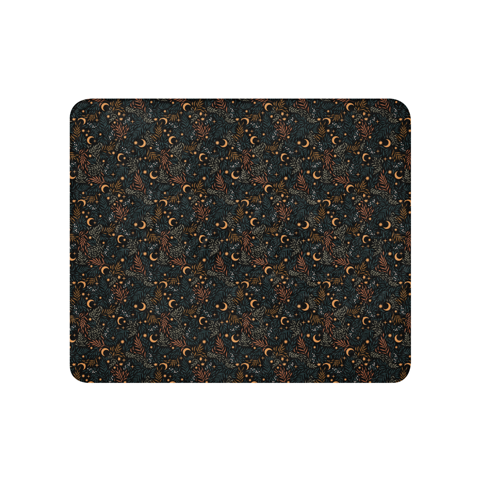 Moon and stars Sherpa blanket