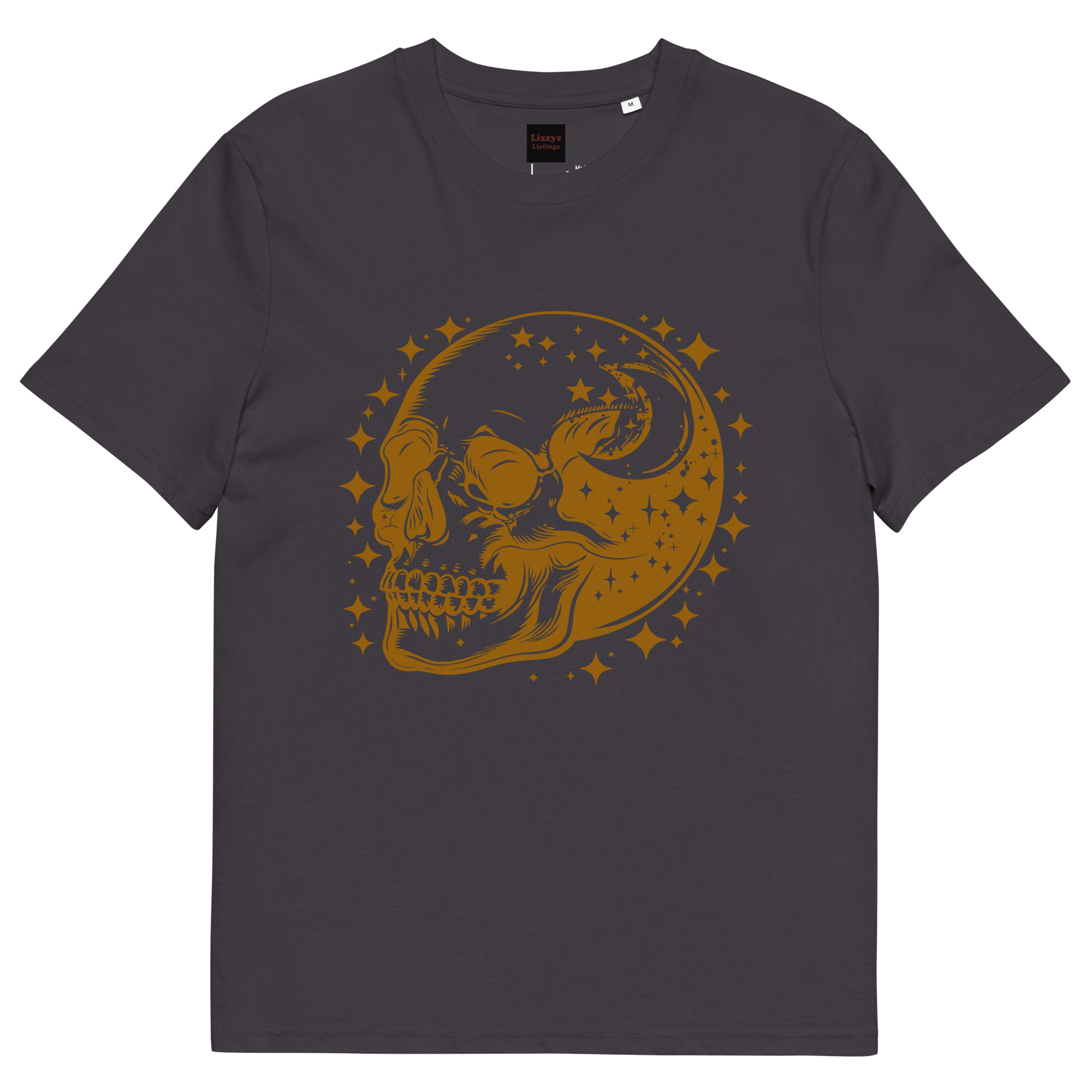 Gold Skull Unisex organic cotton t-shirt