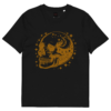 Gold Skull Unisex organic cotton t-shirt