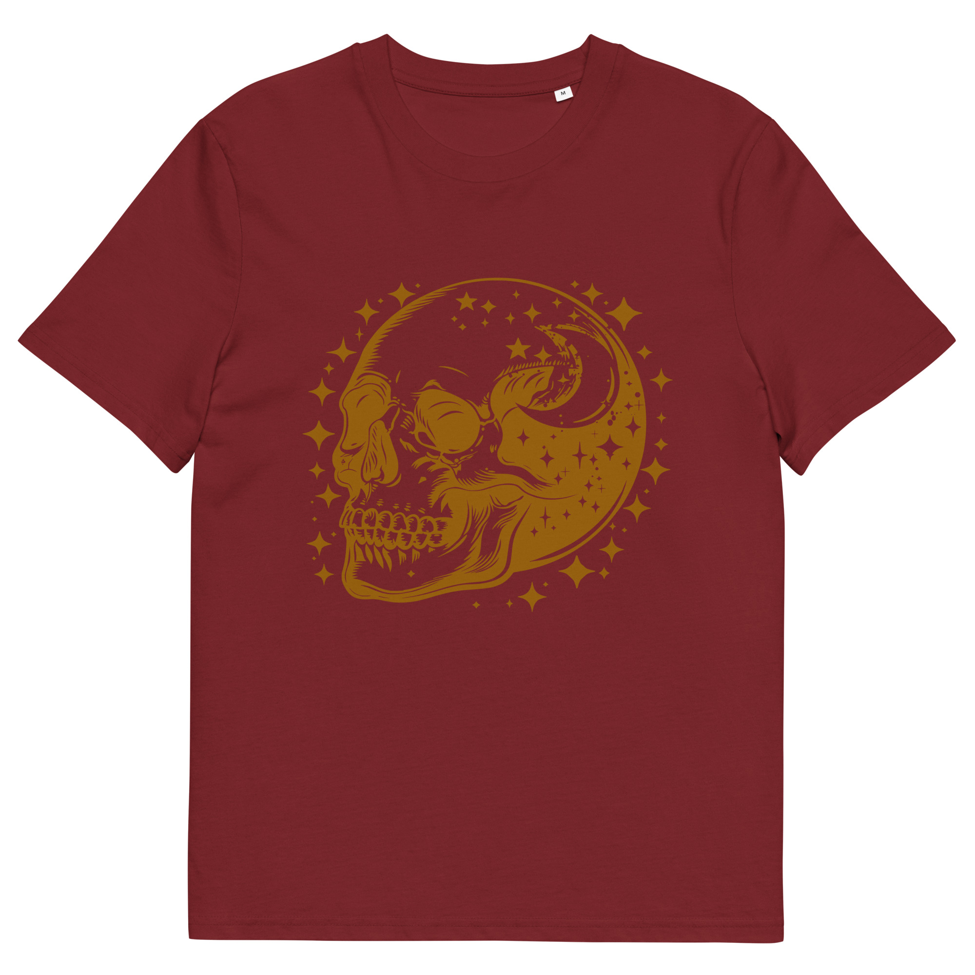 Gold Skull Unisex organic cotton t-shirt