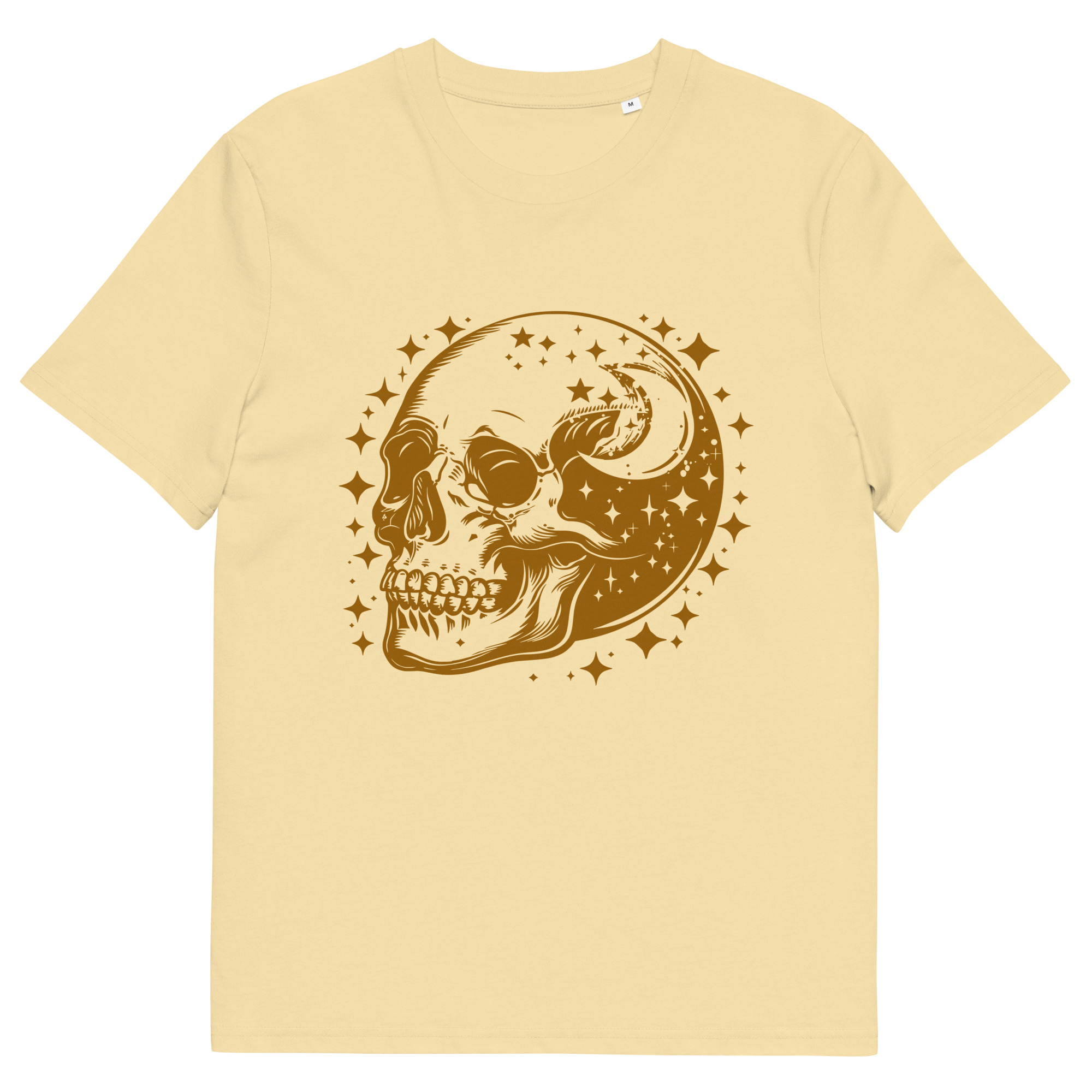 Gold Skull Unisex organic cotton t-shirt