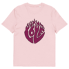 unisex-organic-cotton-creator-2.0-t-shirt-cotton-pink-front-69fea1d0a85a1.jpg Love Unisex organic cotton t-shirt