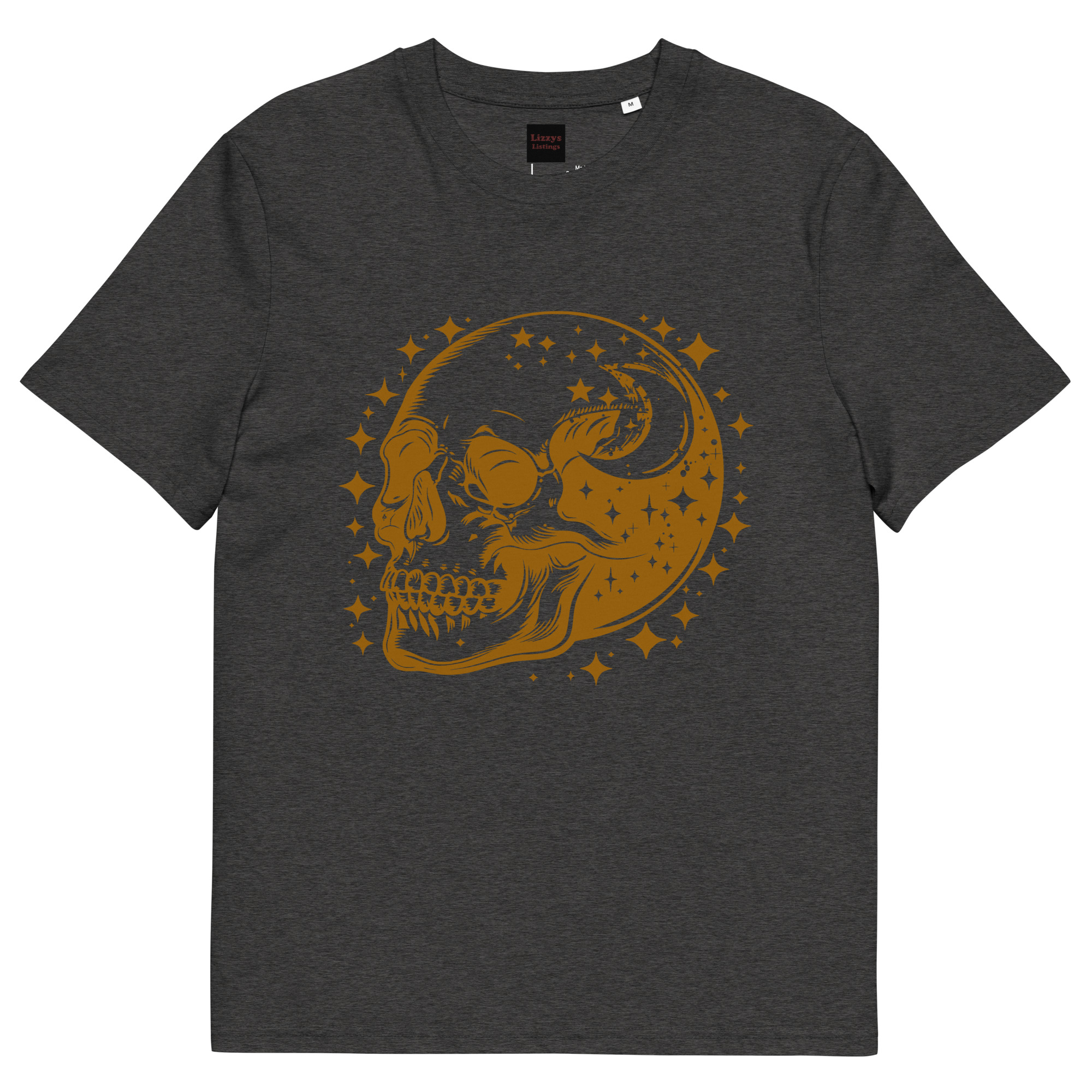 Gold Skull Unisex organic cotton t-shirt