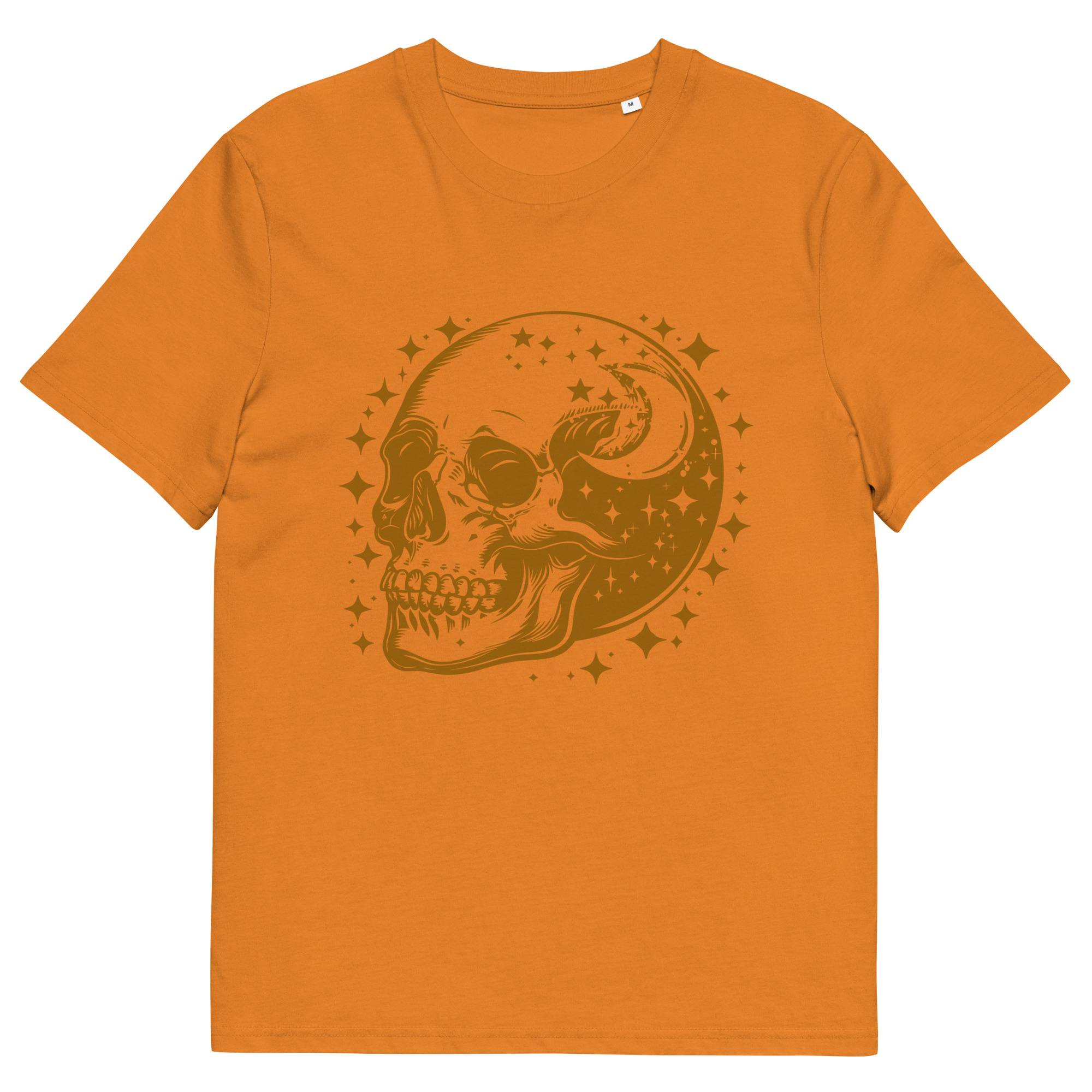 Gold Skull Unisex organic cotton t-shirt