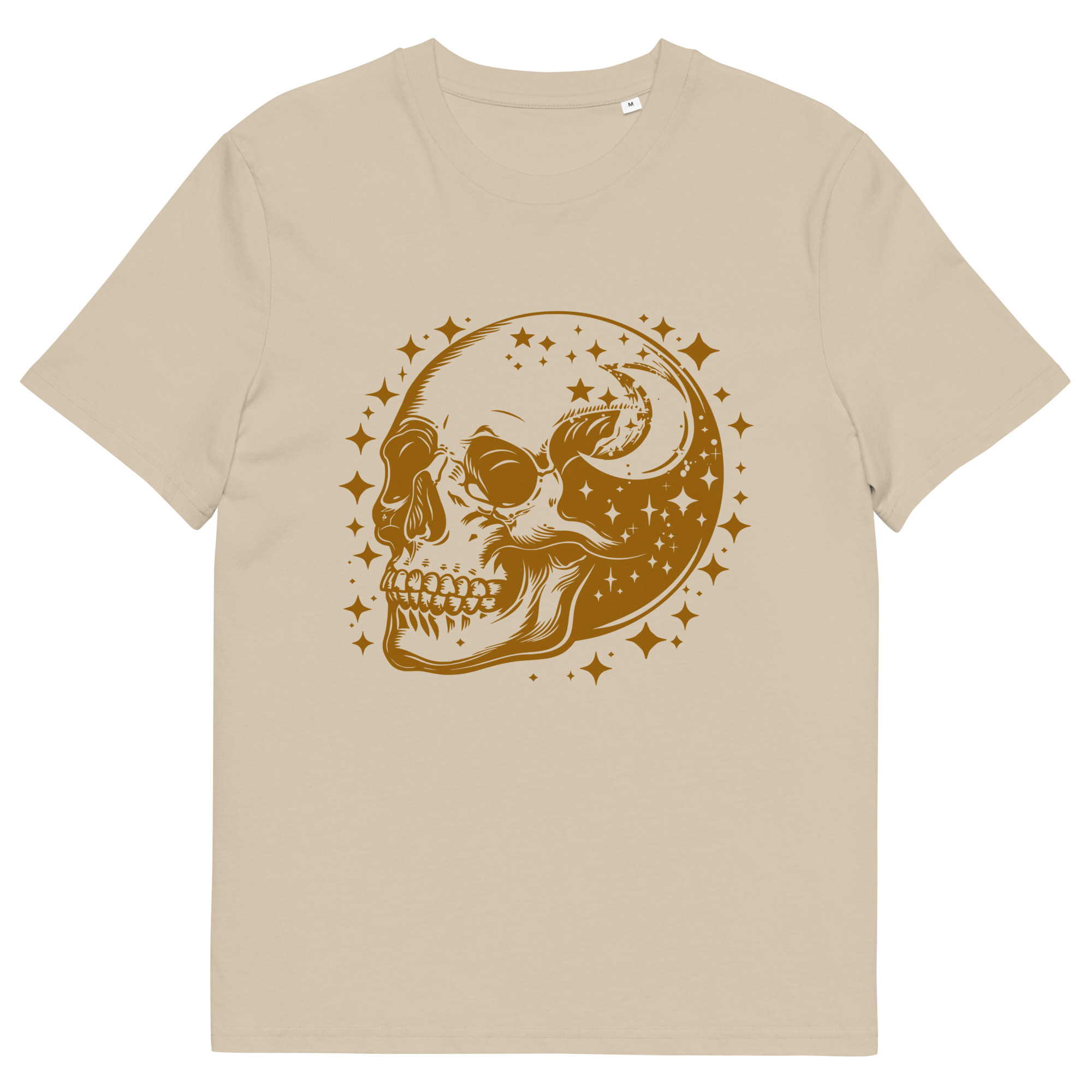 Gold Skull Unisex organic cotton t-shirt