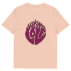 unisex-organic-cotton-creator-2.0-t-shirt-fraiche-peche-front-69fea1d0aa459.jpg Love Unisex organic cotton t-shirt