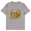 Gold Skull Unisex organic cotton t-shirt