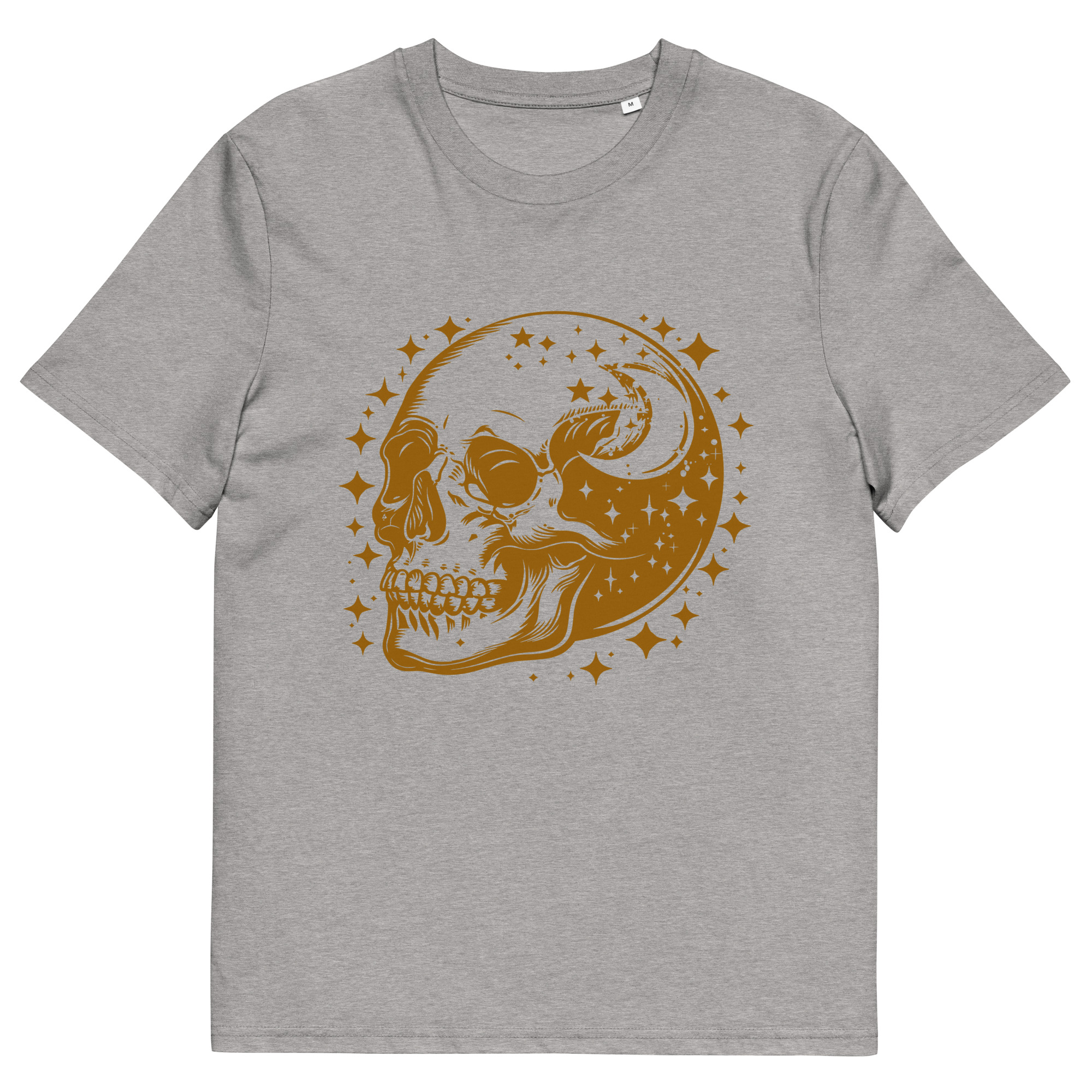 Gold Skull Unisex organic cotton t-shirt