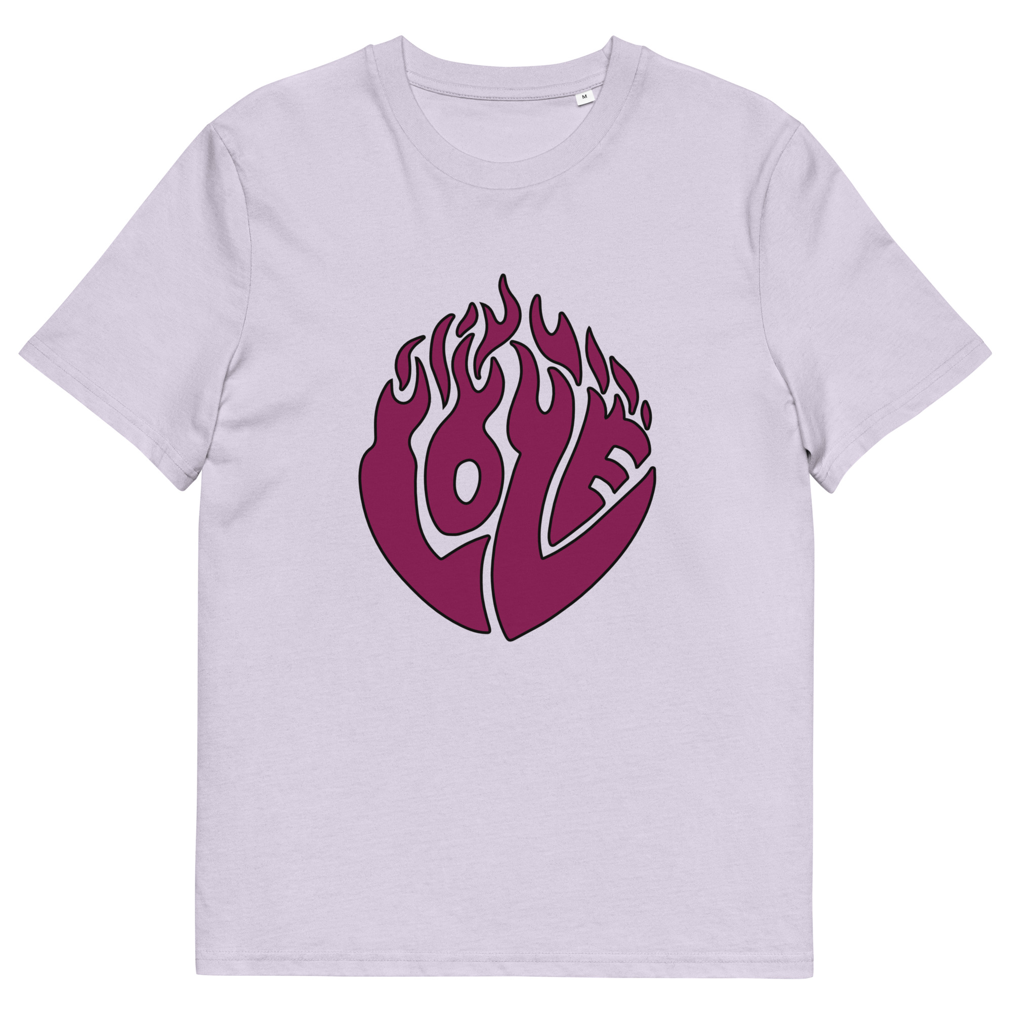 unisex-organic-cotton-creator-2.0-t-shirt-lavender-front-69fea1d0ad033.jpg Love Unisex organic cotton t-shirt