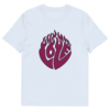 unisex-organic-cotton-creator-2.0-t-shirt-serene-blue-front-69fea1d0aec92.jpg Love Unisex organic cotton t-shirt