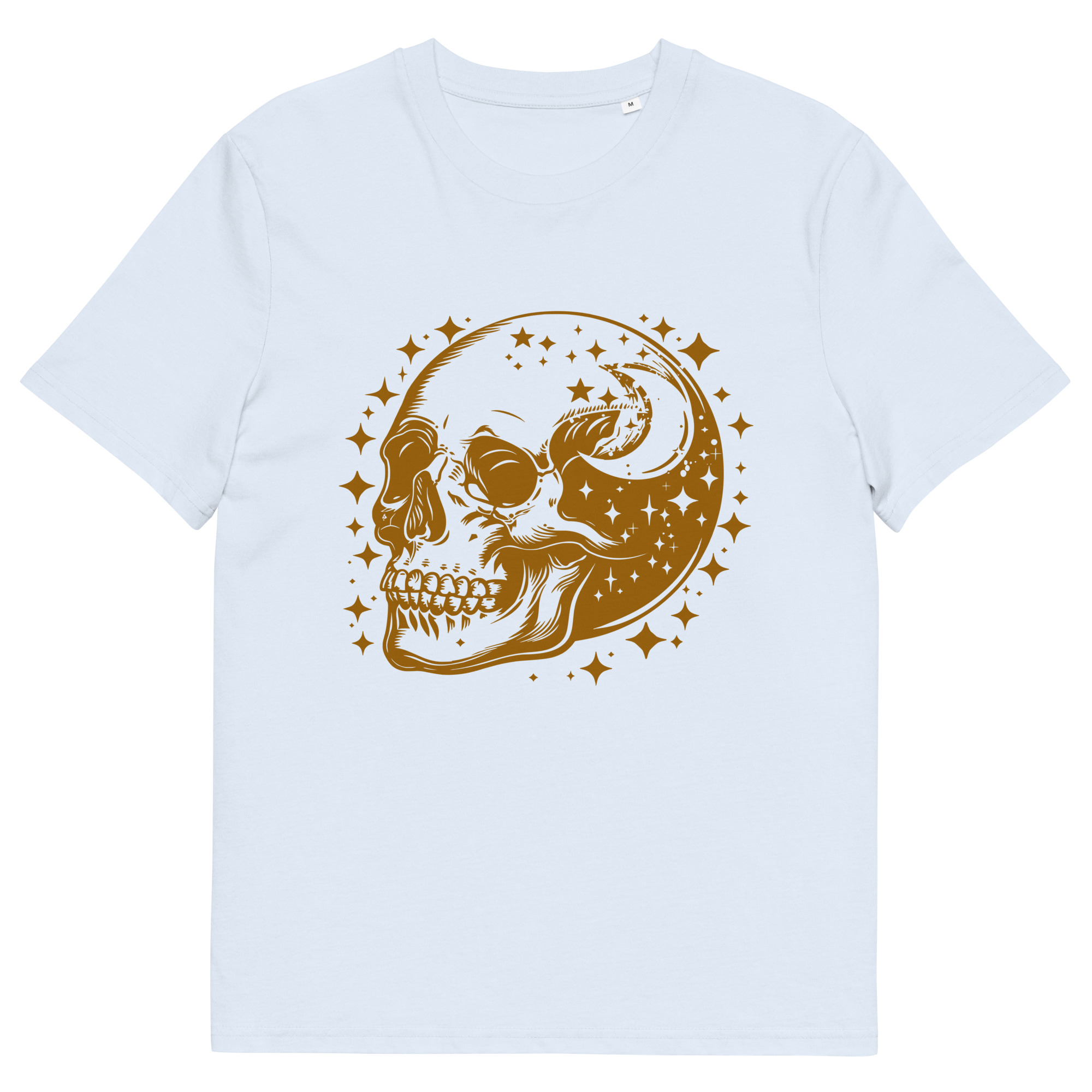 Gold Skull Unisex organic cotton t-shirt