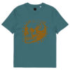 Gold Skull Unisex organic cotton t-shirt