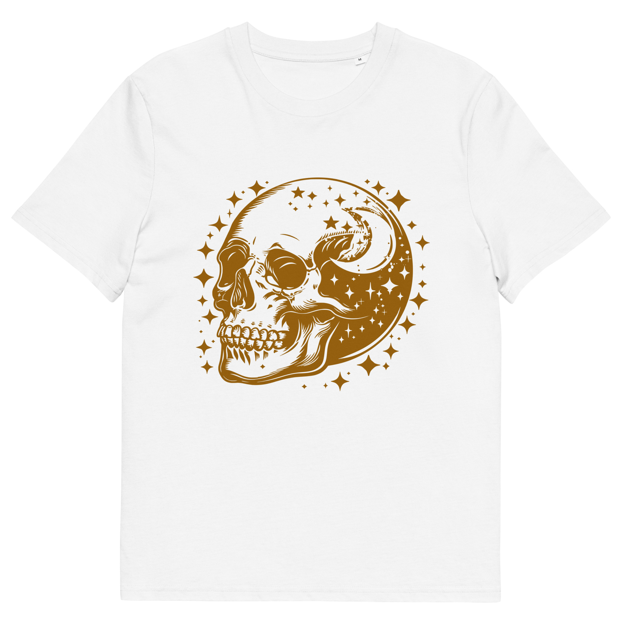Gold Skull Unisex organic cotton t-shirt