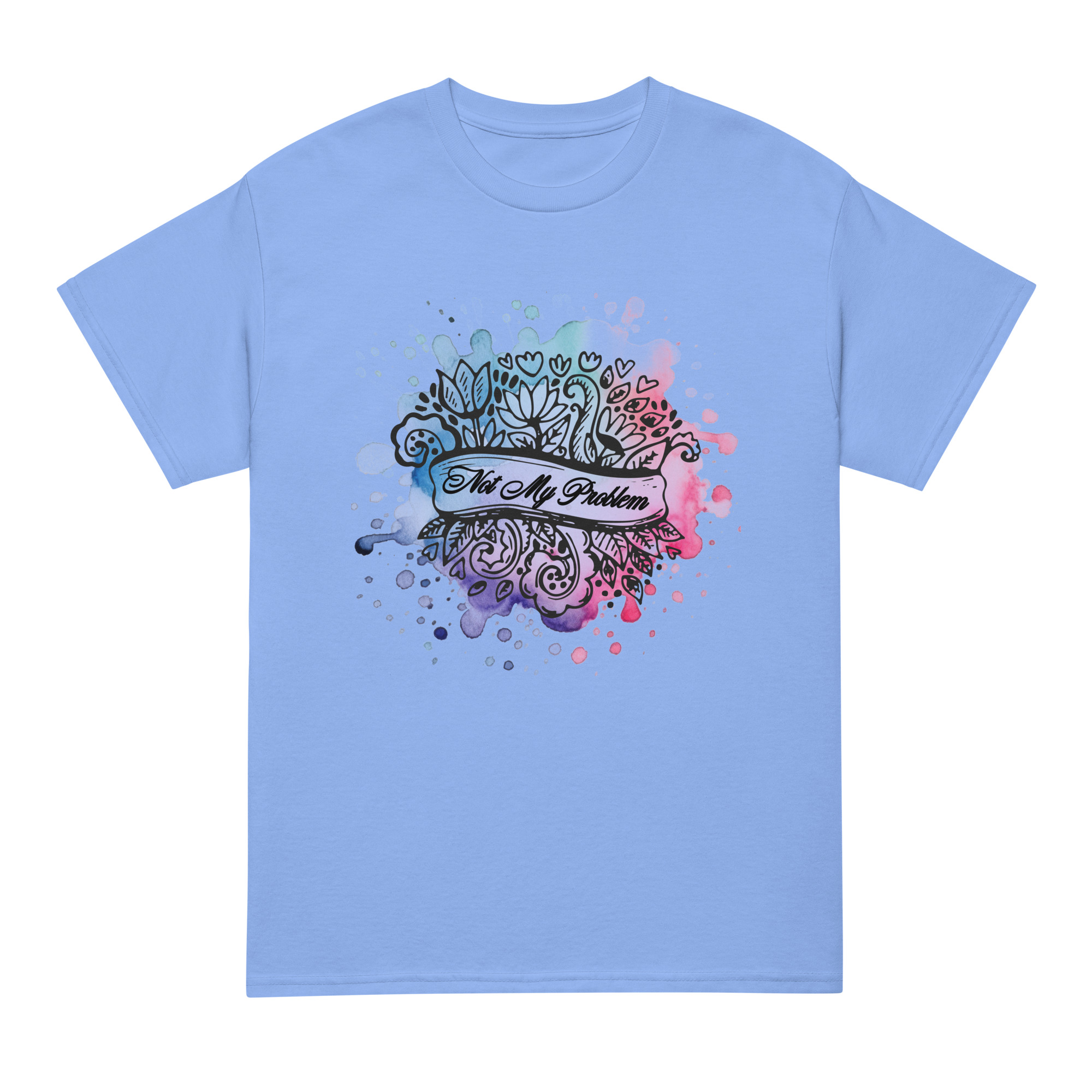 unisex-sports-tee-carolina-blue-front-69fea4ca4fa80.jpg Not My Problem DryBlend® T-Shirt