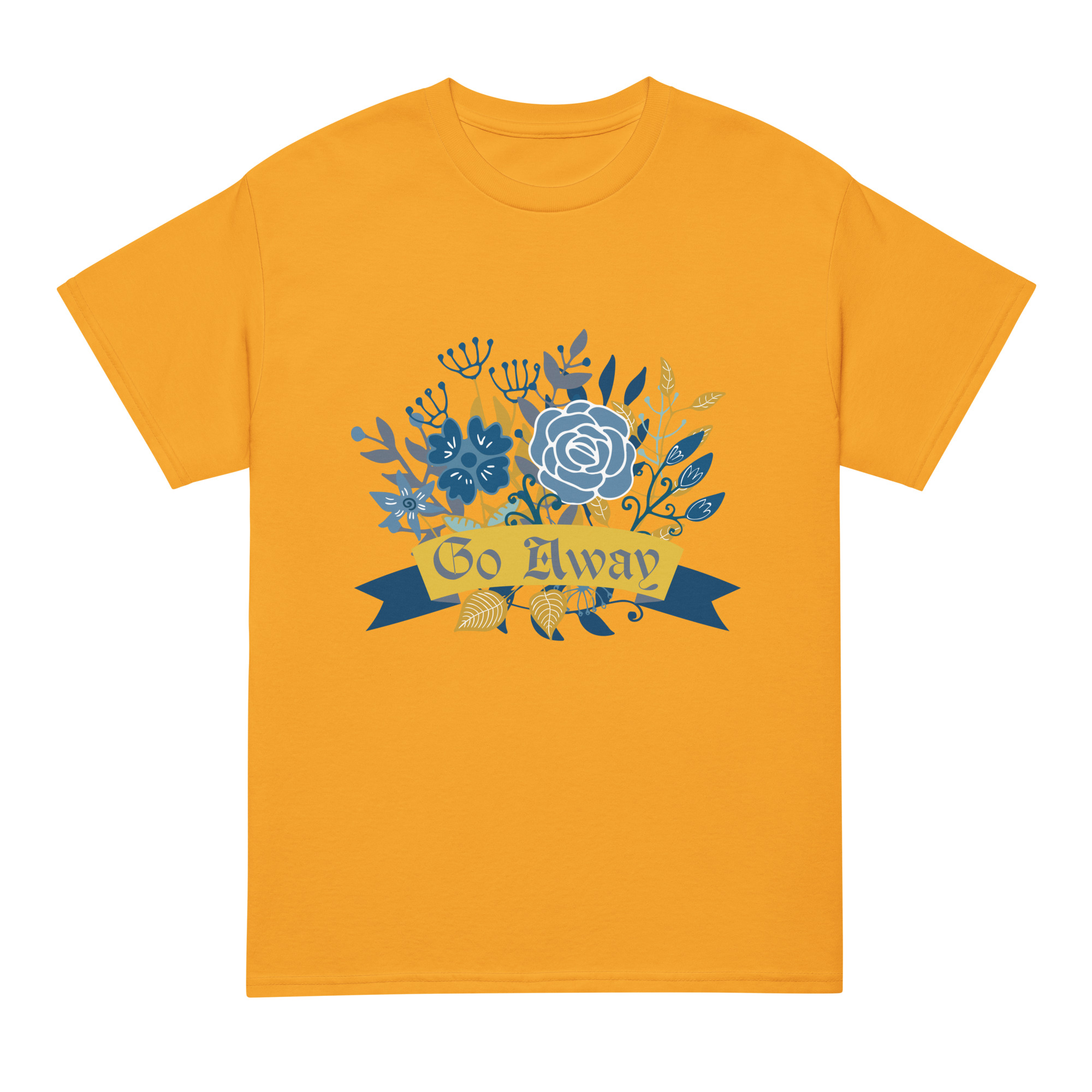 unisex-sports-tee-gold-front-69fea4ca0f2fd.jpg Go Away DryBlend® T-Shirt