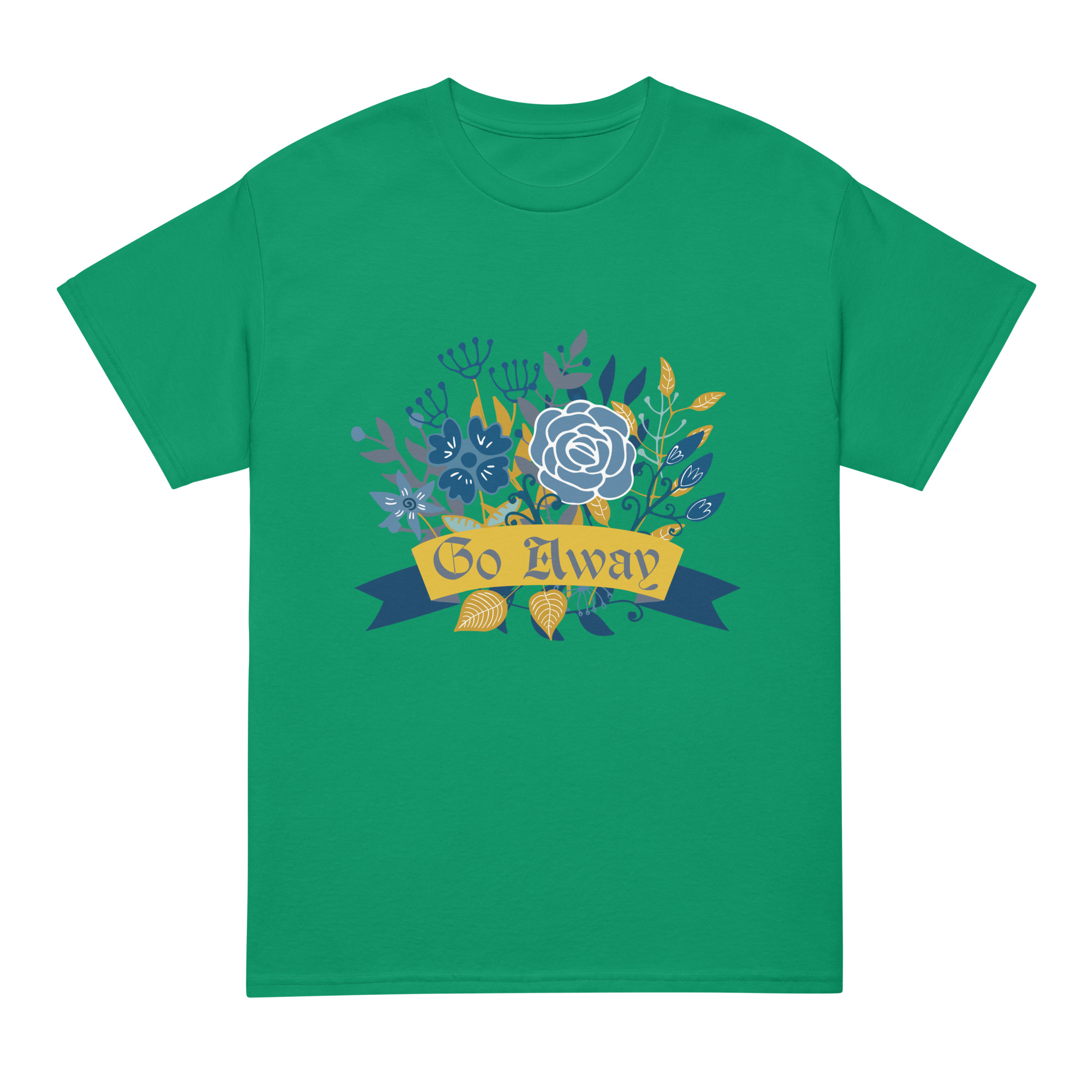 unisex-sports-tee-kelly-green-front-69fea4ca0f3da.jpg Go Away DryBlend® T-Shirt