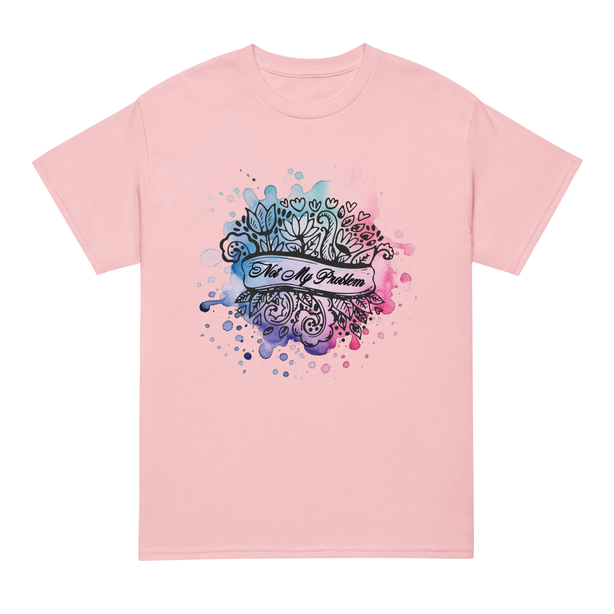 unisex-sports-tee-light-pink-front-69fea4ca4fd19.jpg Not My Problem DryBlend® T-Shirt