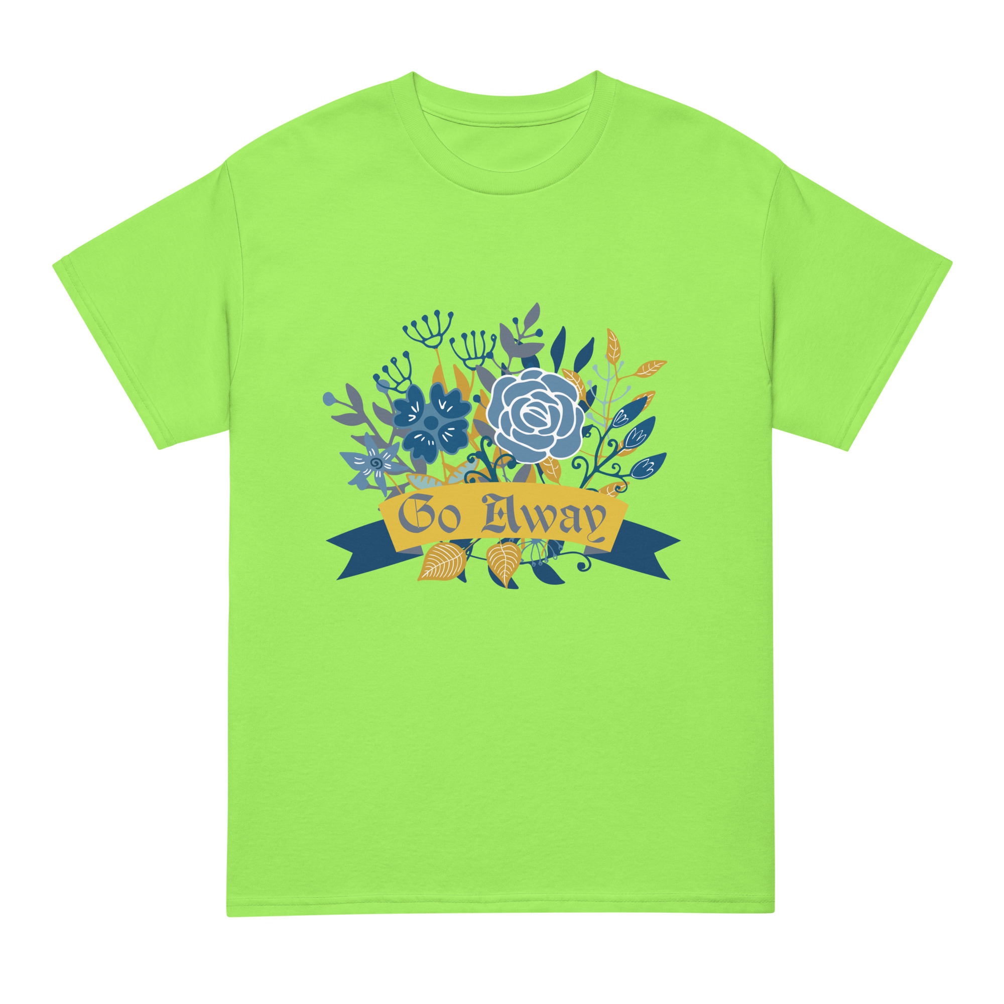 unisex-sports-tee-lime-front-69fea4ca0f4b0.jpg Go Away DryBlend® T-Shirt