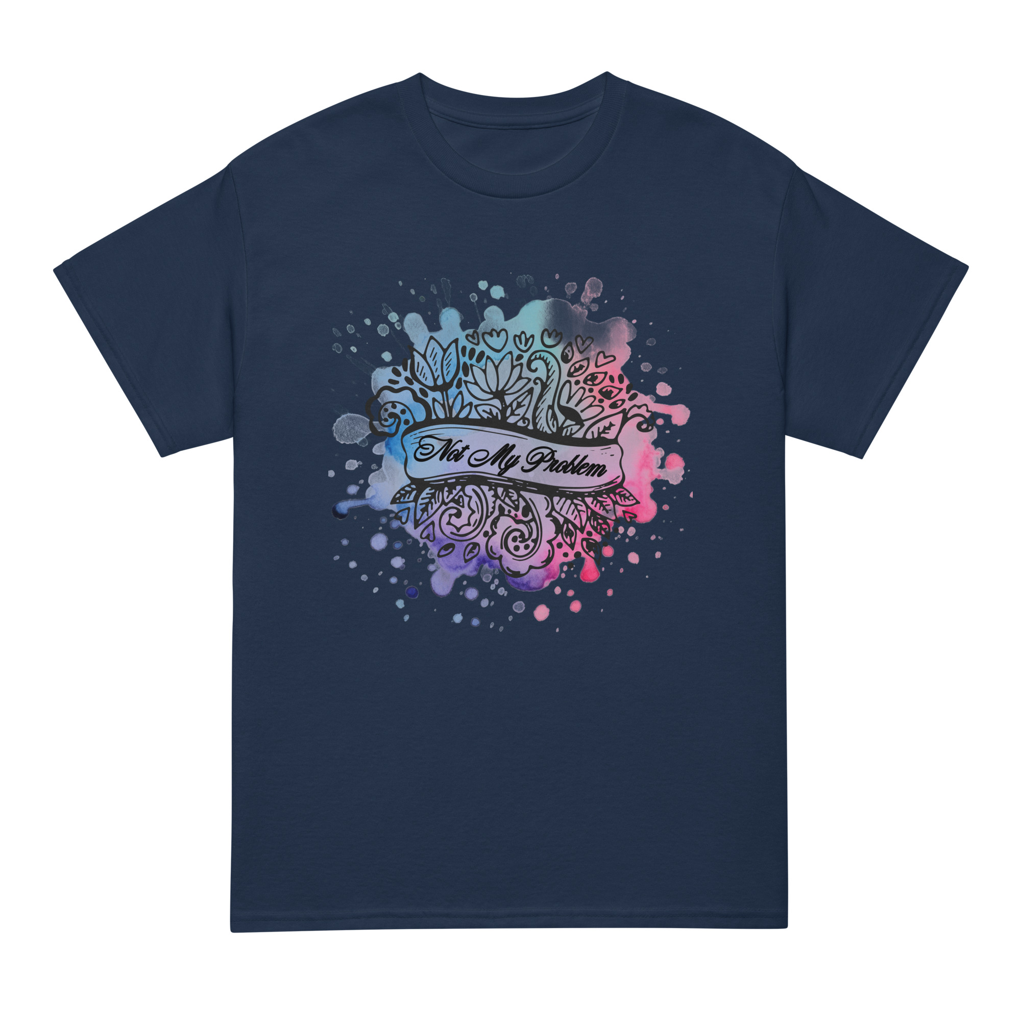 unisex-sports-tee-navy-front-69fea4ca4fe53.jpg Not My Problem DryBlend® T-Shirt