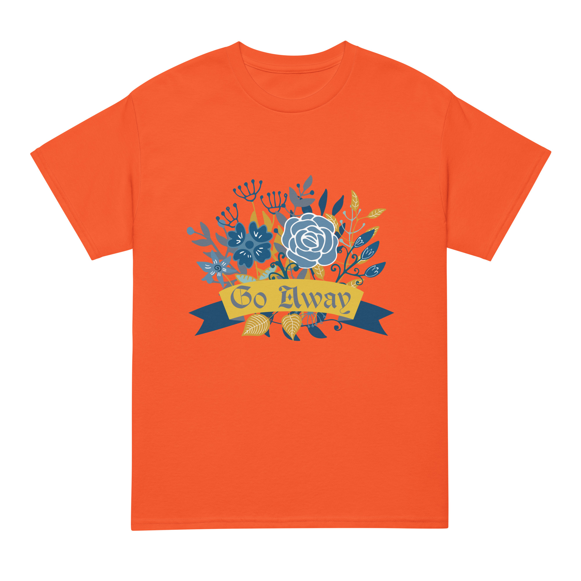 unisex-sports-tee-orange-front-69fea4ca0f5e8.jpg Go Away DryBlend® T-Shirt
