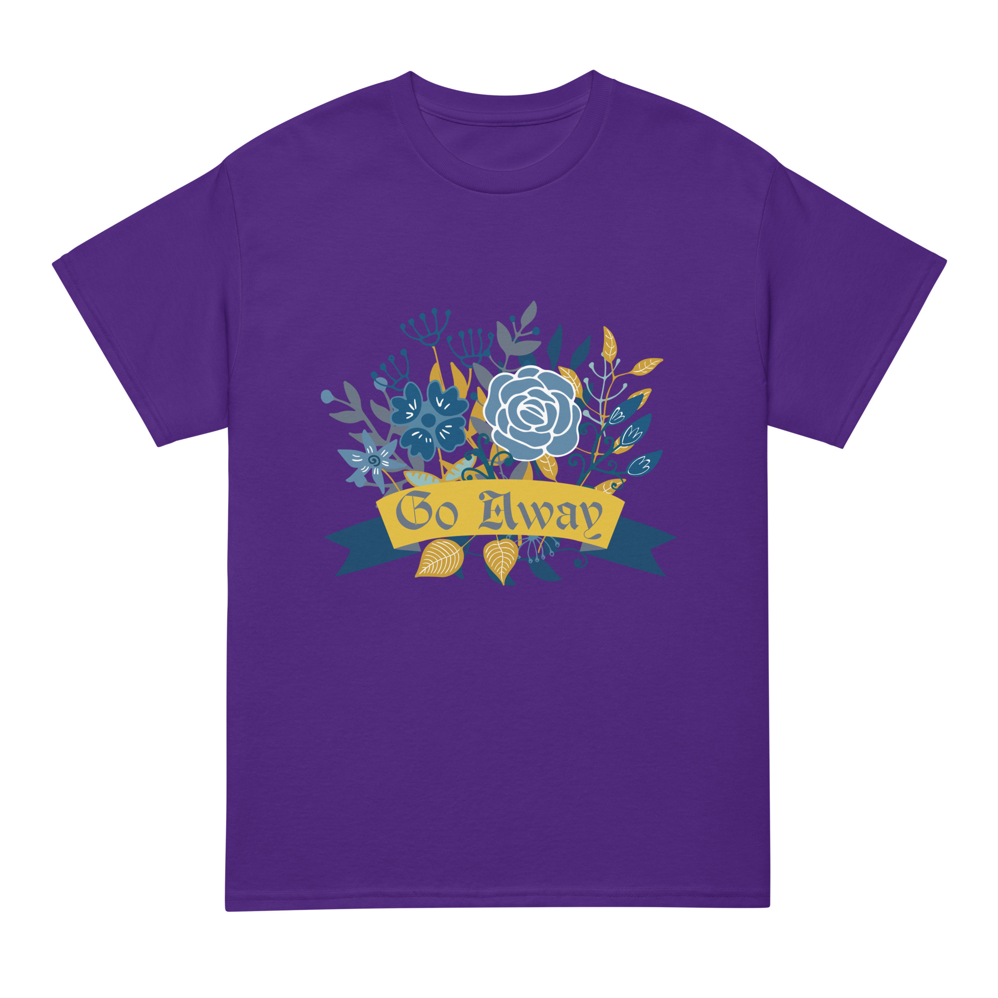 unisex-sports-tee-purple-front-69fea4ca0f64f.jpg Go Away DryBlend® T-Shirt