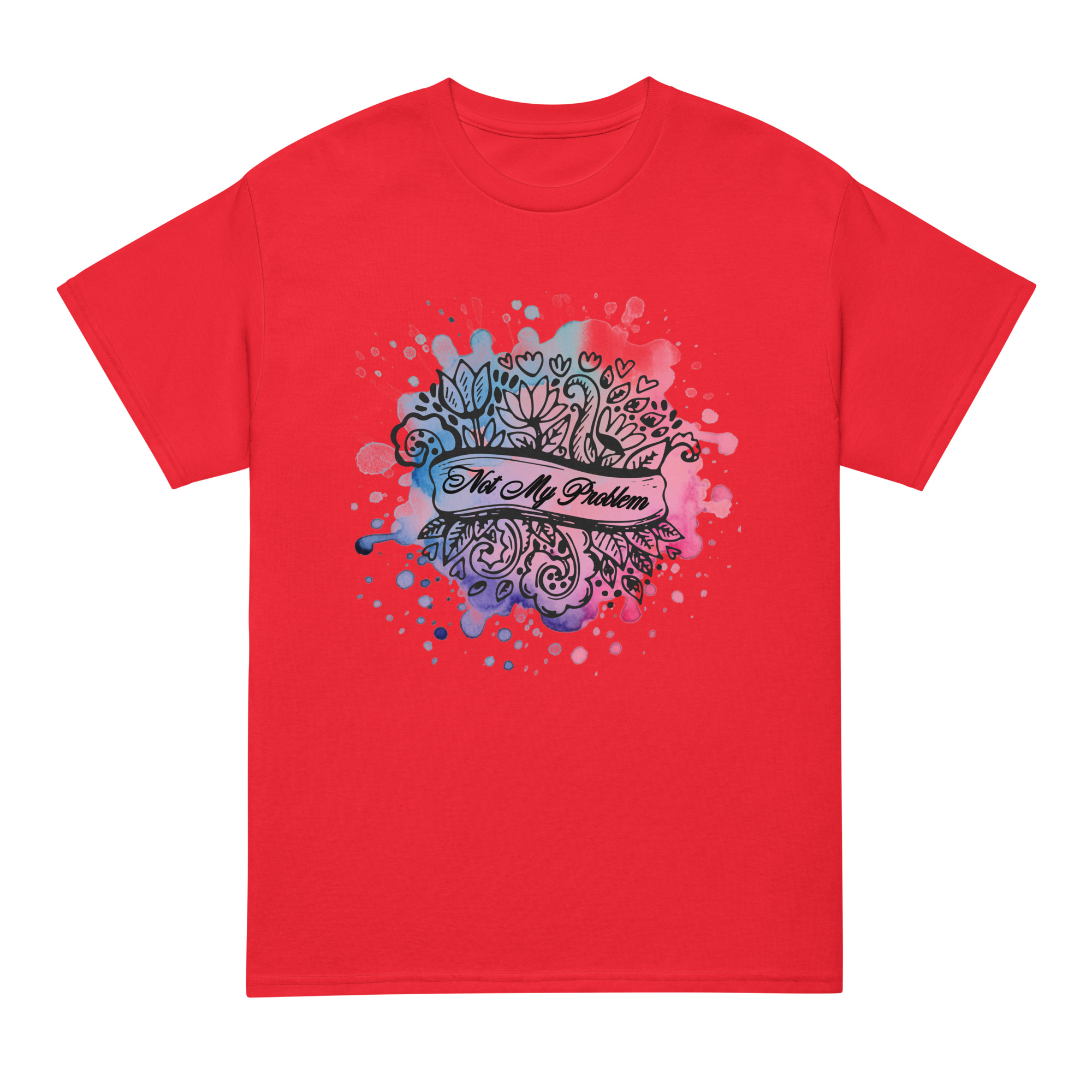 unisex-sports-tee-red-front-69fea4ca50127.jpg Not My Problem DryBlend® T-Shirt