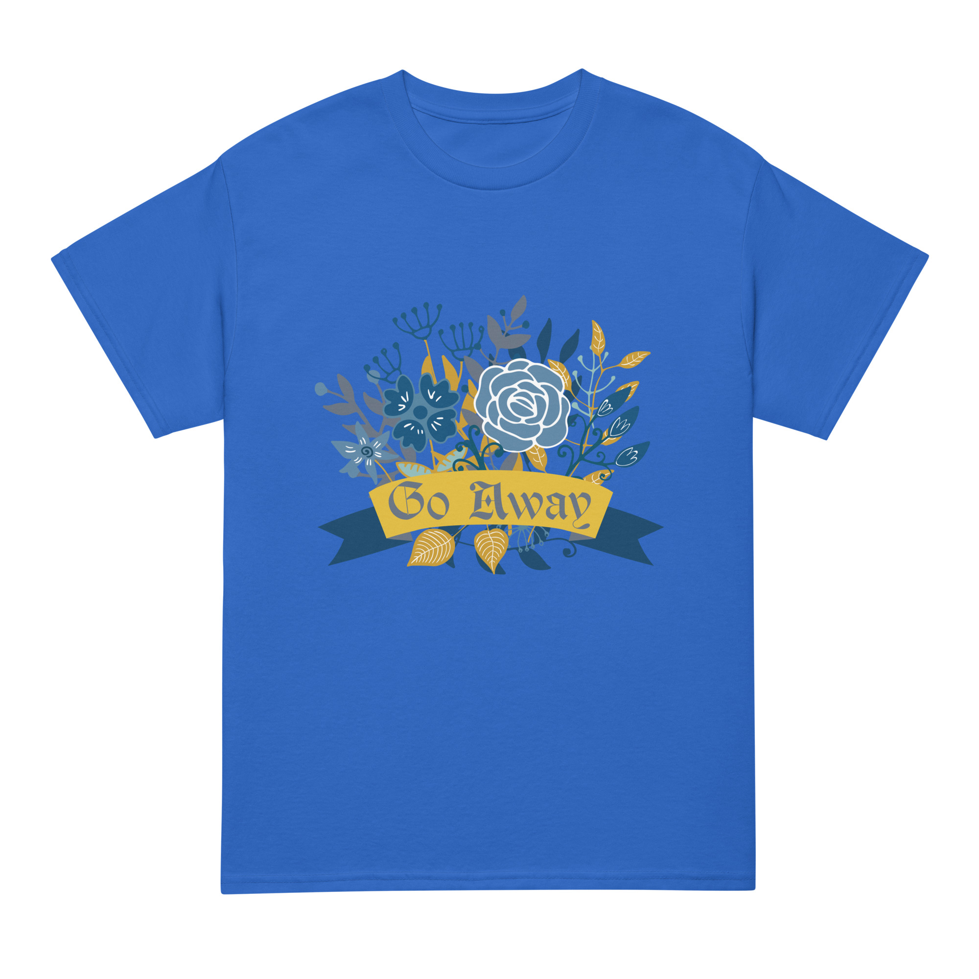 unisex-sports-tee-royal-front-69fea4ca0f71d.jpg Go Away DryBlend® T-Shirt