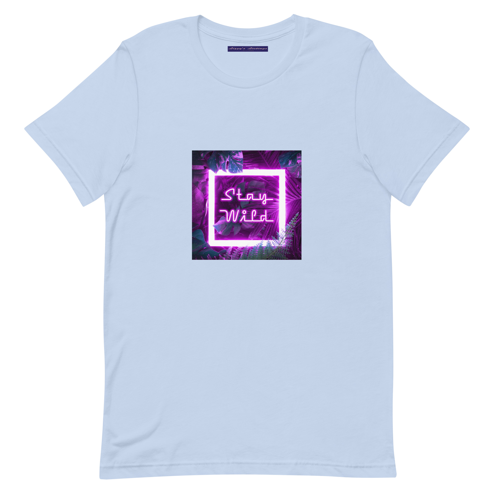 unisex-staple-t-shirt-baby-blue-front-69fea2ab681f9.jpg Stay Wild Tee