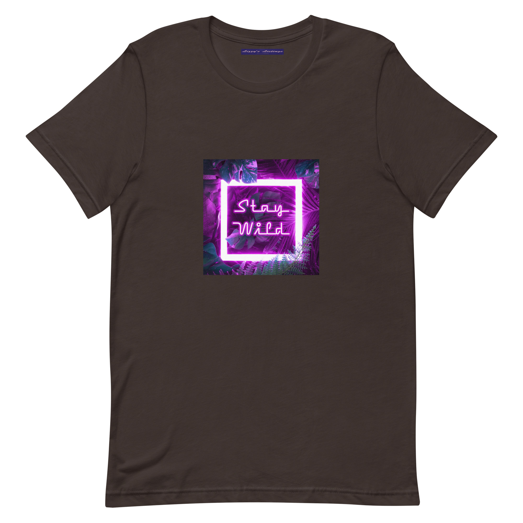 unisex-staple-t-shirt-brown-front-69fea2ab6c804.jpg Stay Wild Tee