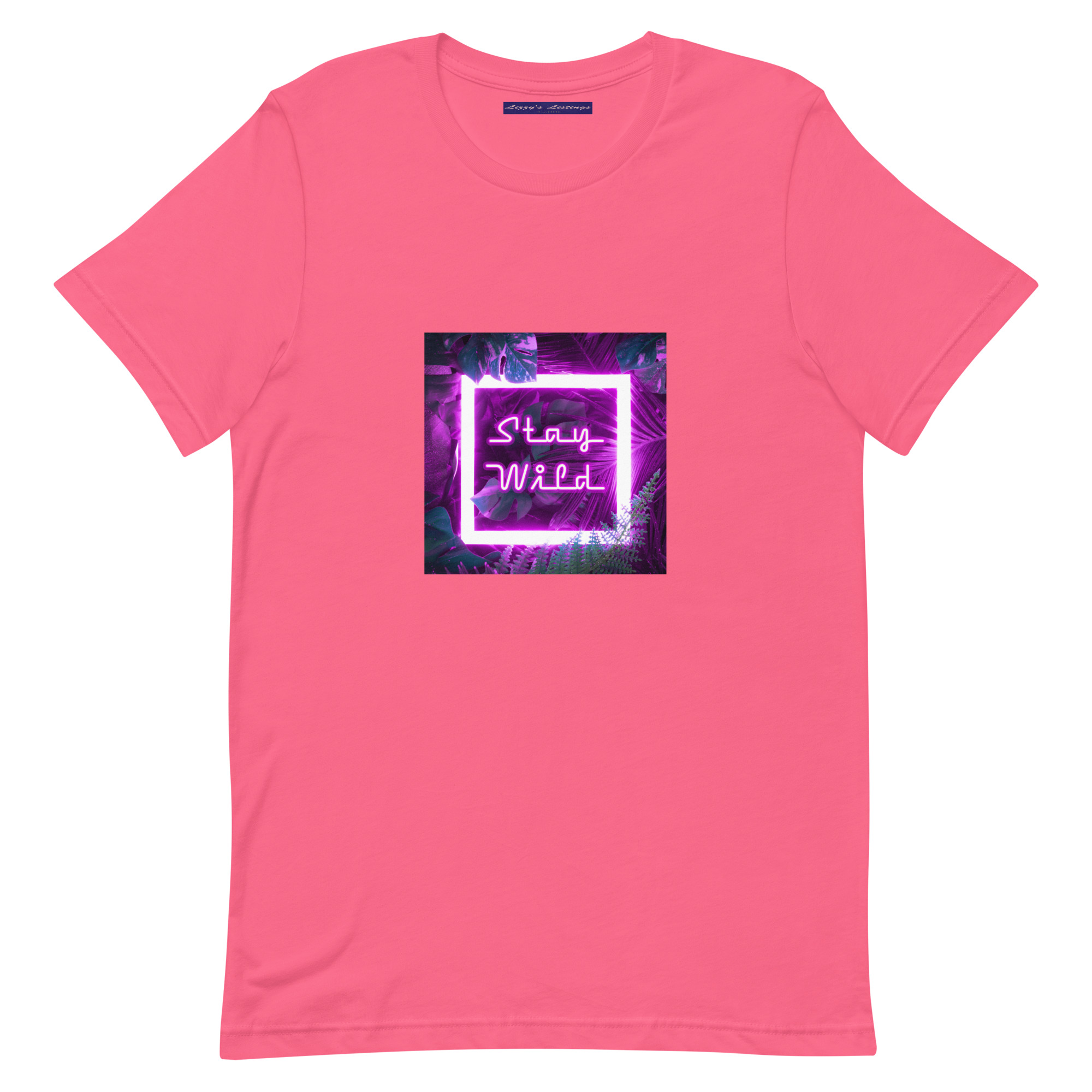 unisex-staple-t-shirt-charity-pink-front-69fea2abb33b6.jpg Stay Wild Tee