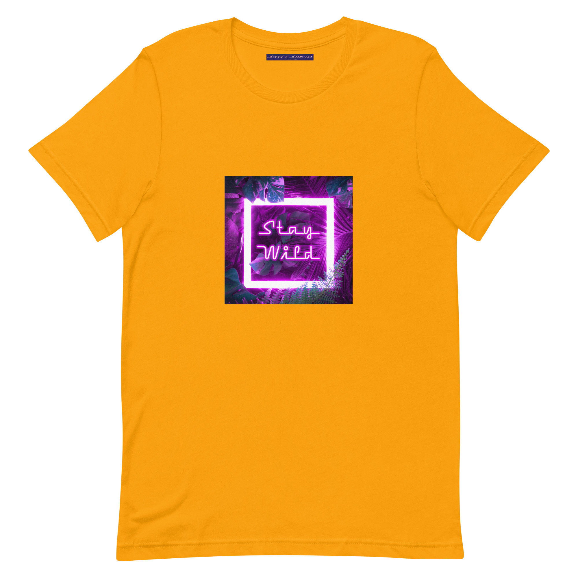 unisex-staple-t-shirt-gold-front-69fea2ab74204.jpg Stay Wild Tee