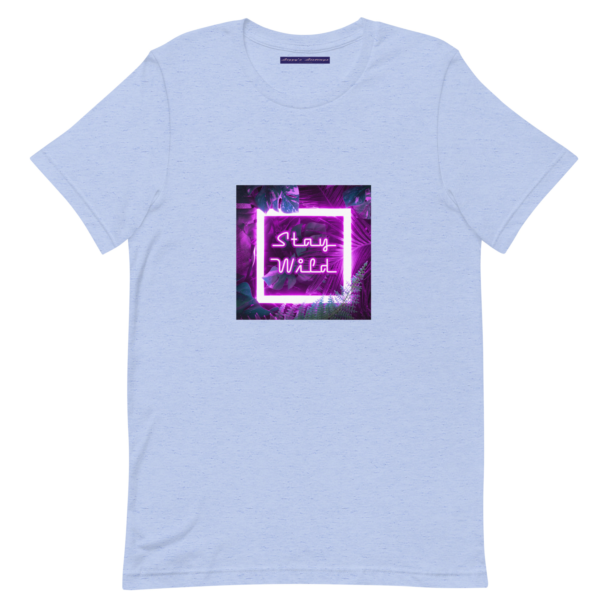 unisex-staple-t-shirt-heather-blue-front-69fea2ab75397.jpg Stay Wild Tee