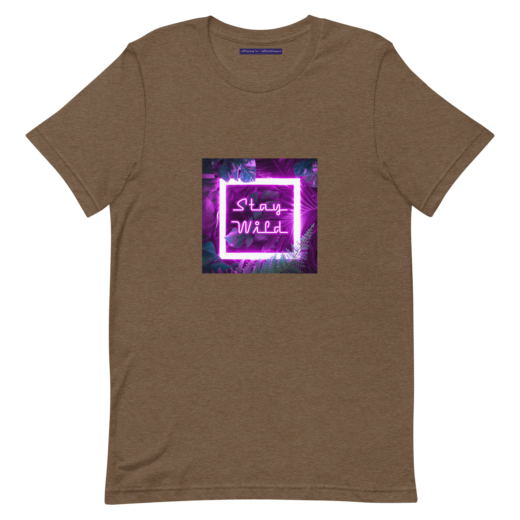 unisex-staple-t-shirt-heather-brown-front-69fea2abc41cf.jpg Stay Wild Tee