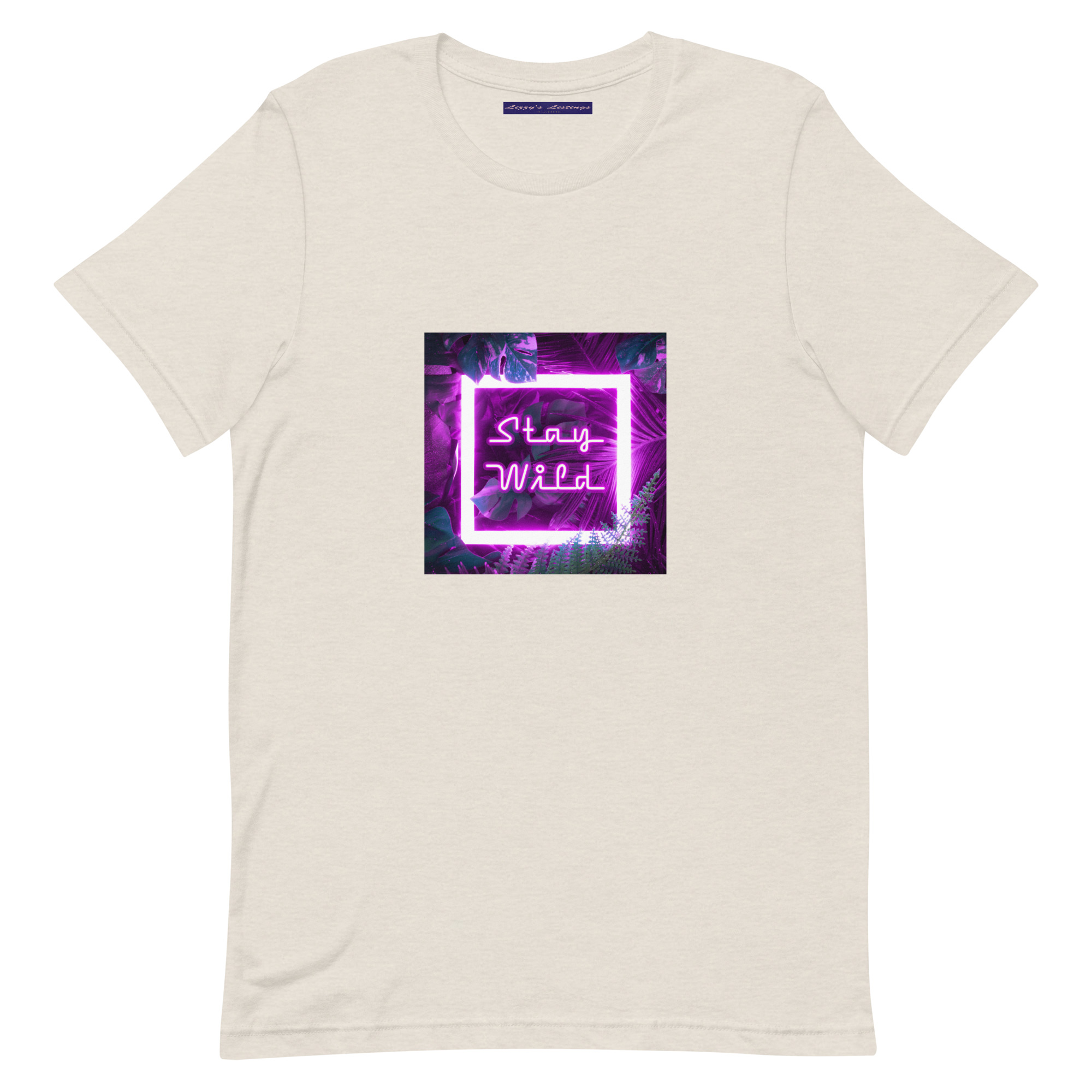 unisex-staple-t-shirt-heather-dust-front-69fea2ab78a8a.jpg Stay Wild Tee