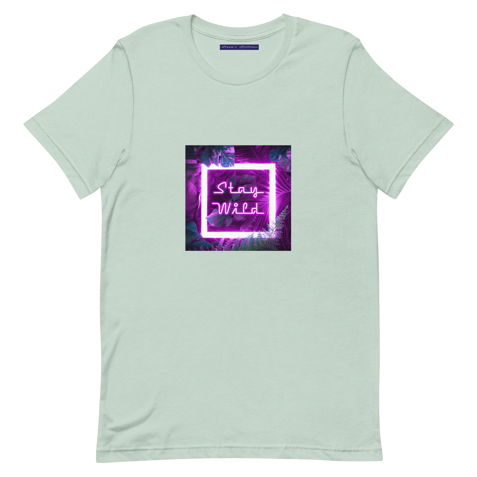unisex-staple-t-shirt-heather-dusty-blue-front-69fea2ab79c67.jpg Stay Wild Tee