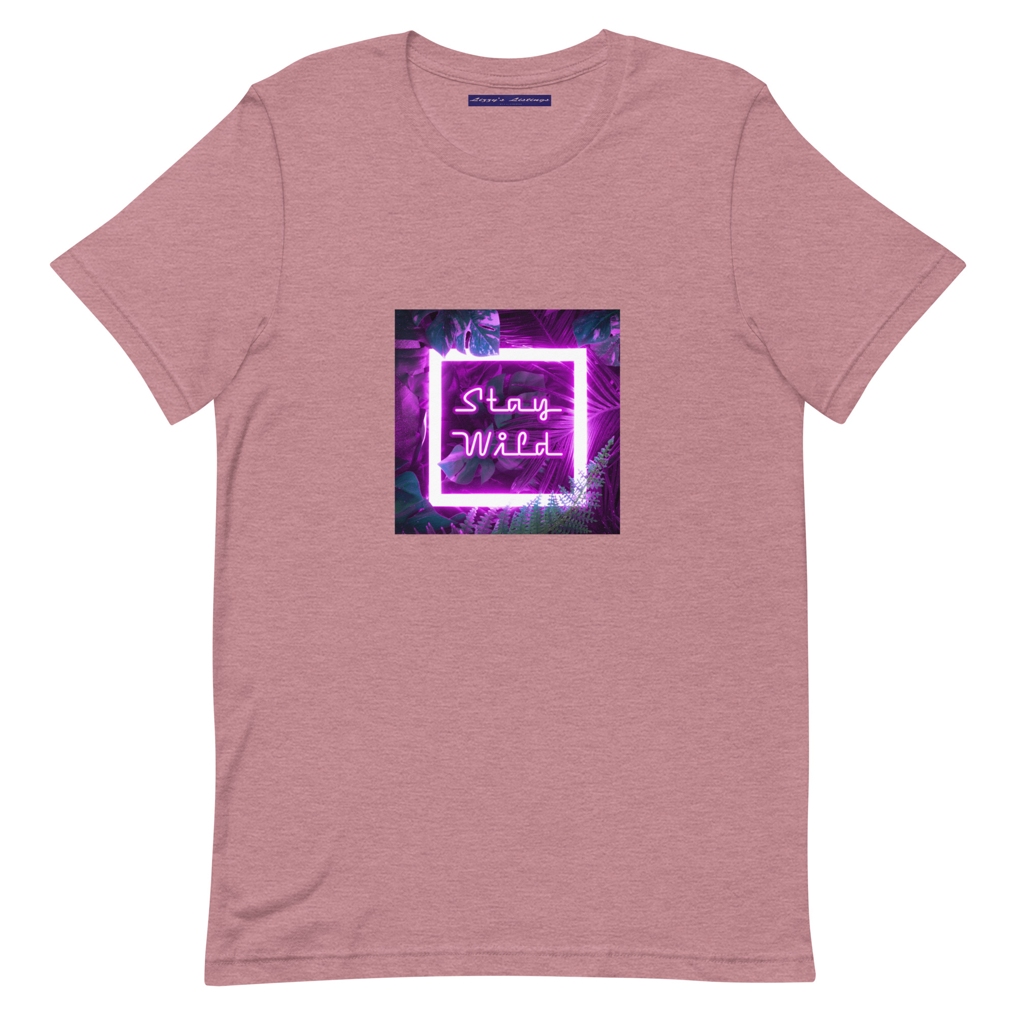 unisex-staple-t-shirt-heather-orchid-front-69fea2ab82c54.jpg Stay Wild Tee