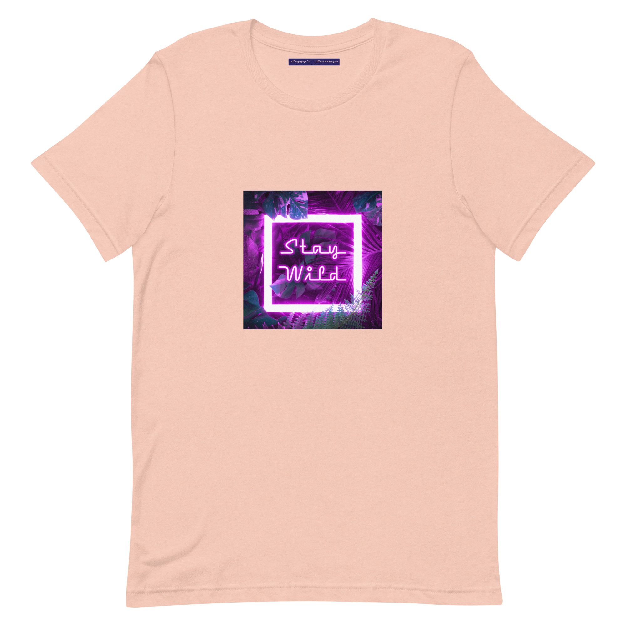 unisex-staple-t-shirt-heather-peach-front-69fea2ab83de8.jpg Stay Wild Tee