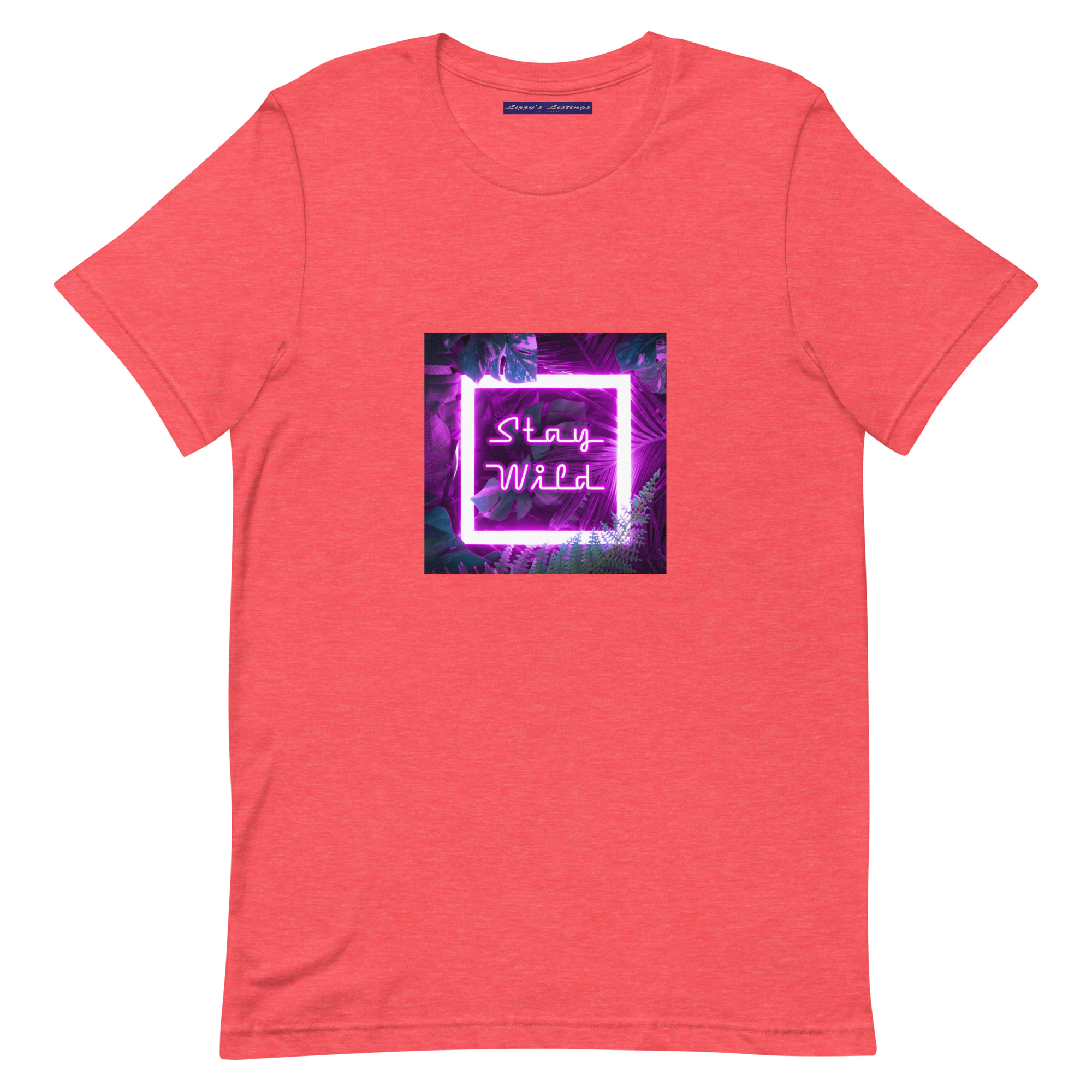 unisex-staple-t-shirt-heather-red-front-69fea2abaef2b.jpg Stay Wild Tee